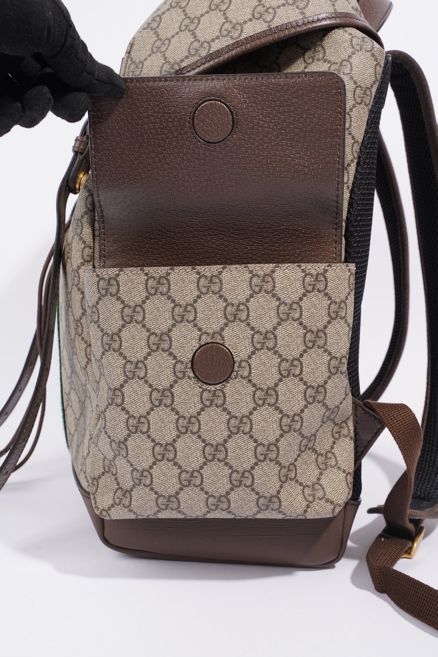 Gucci Ophidia Backpack Supreme Canvas