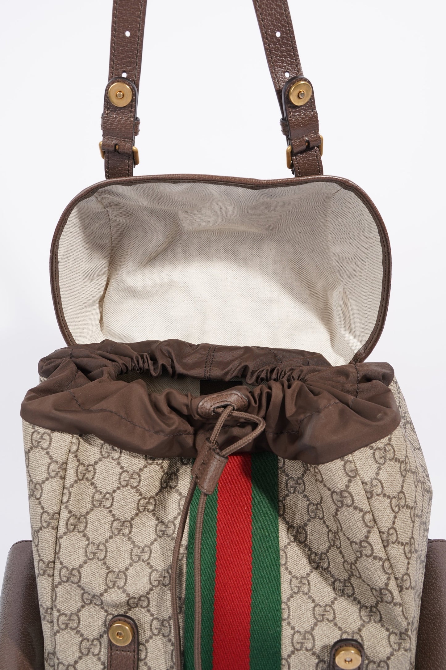 Gucci Ophidia Backpack Supreme Canvas