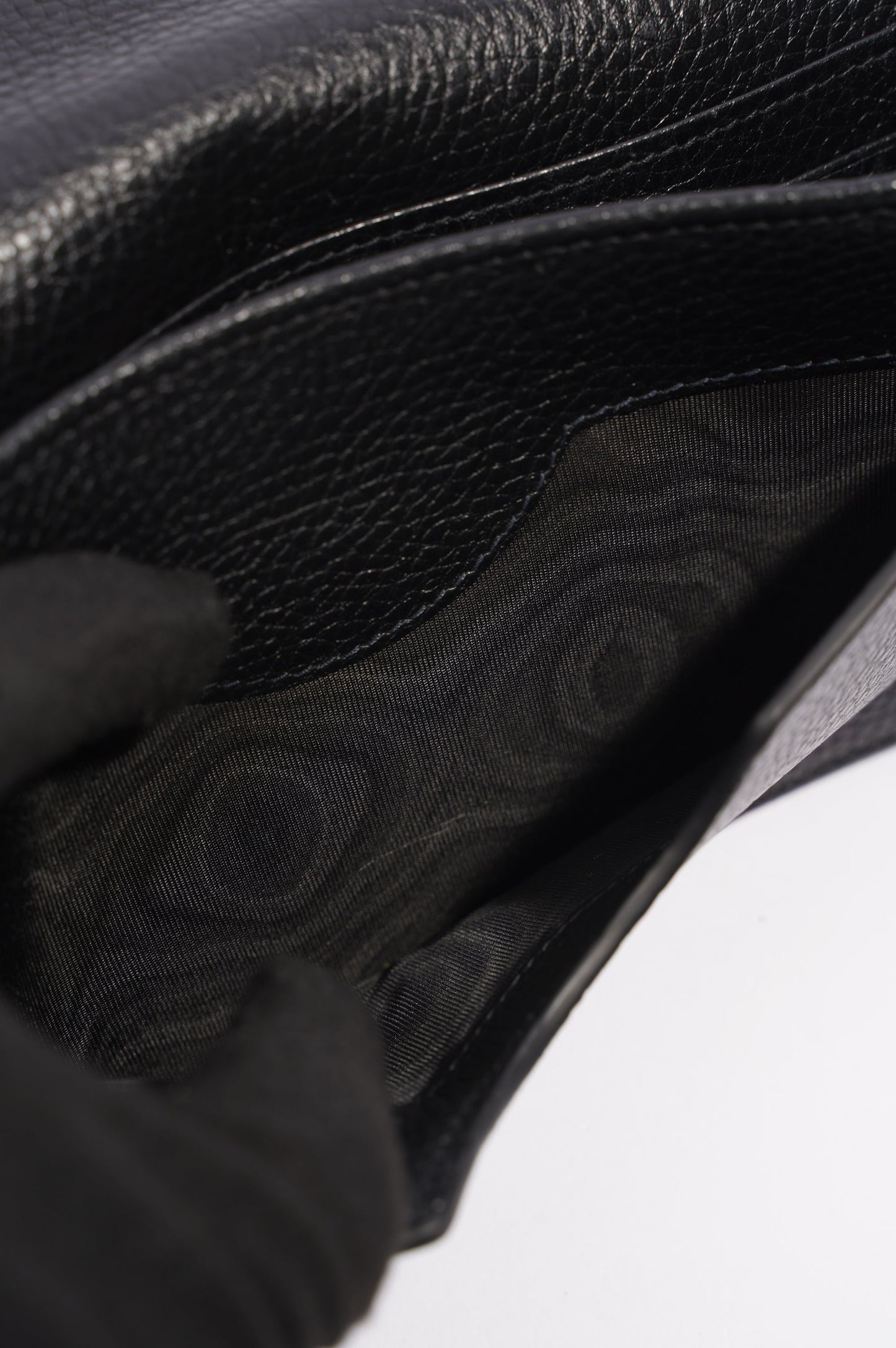 Gucci Soho Wallet on Chain Black Leather