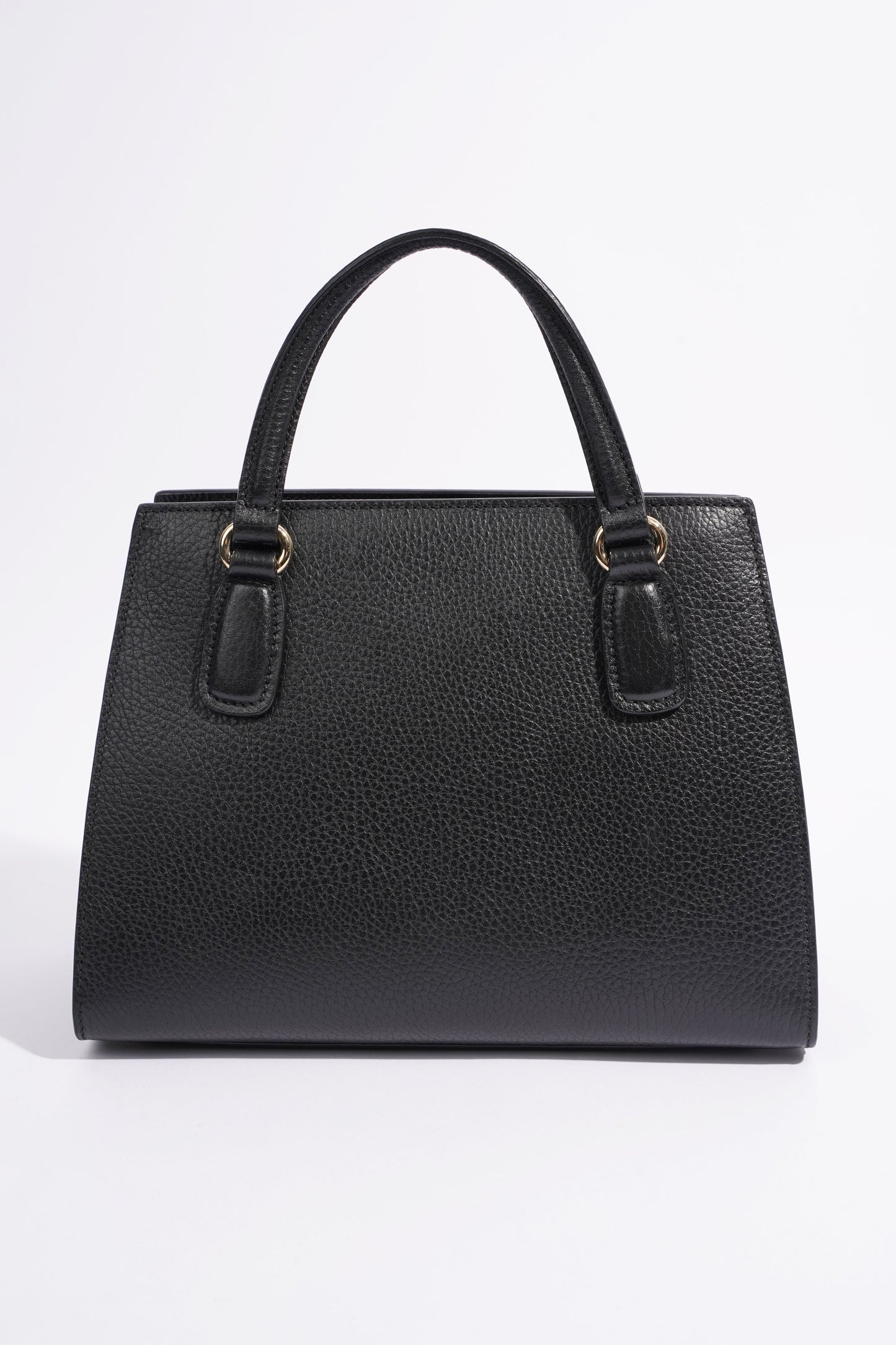 Gucci Womens Soho Tote Bag Black Leather Small
