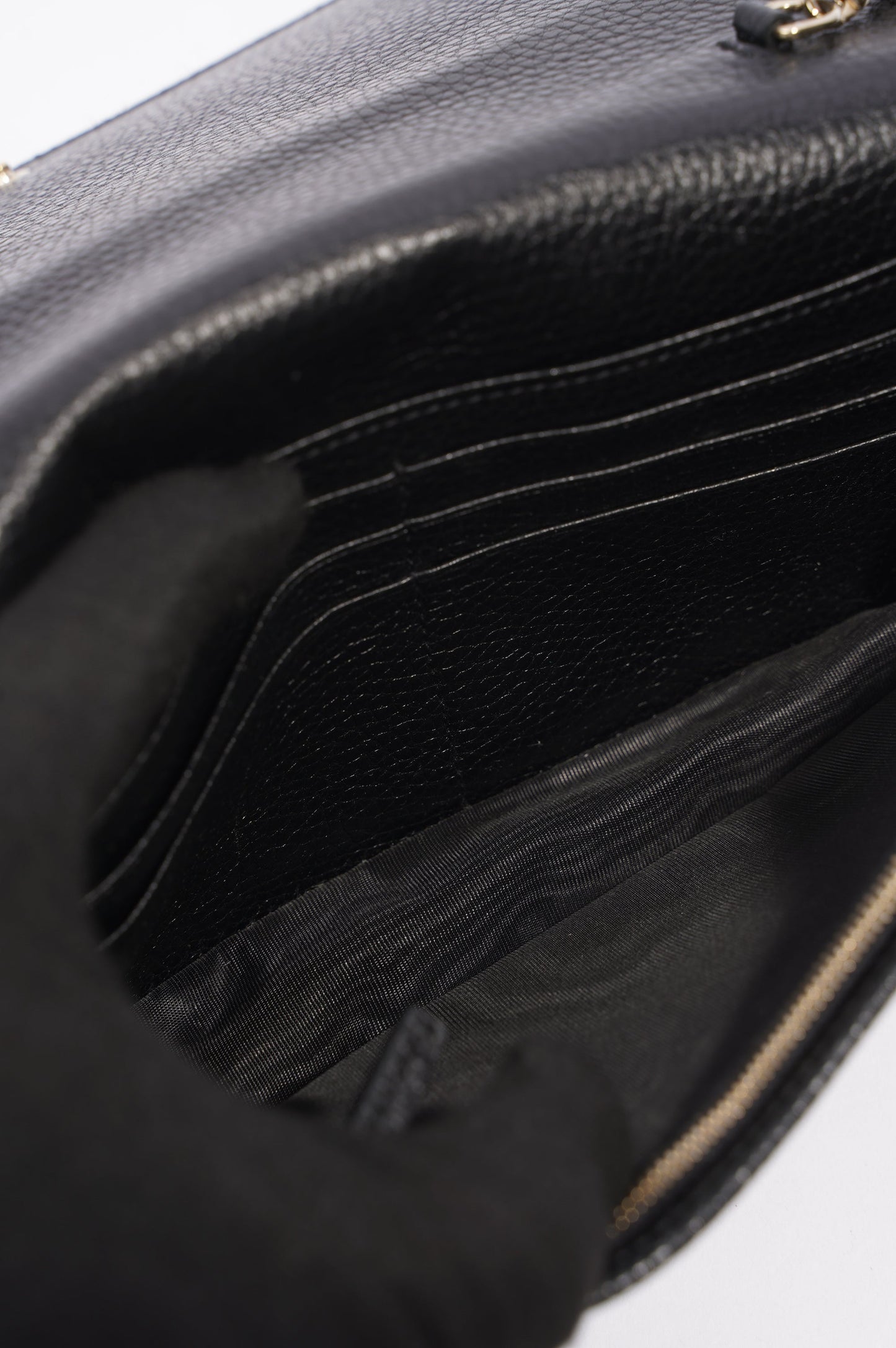 Gucci Soho Wallet on Chain Black Leather