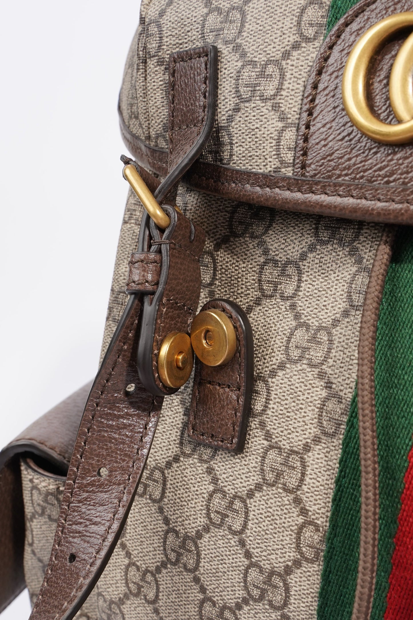Gucci Ophidia Backpack Supreme Canvas