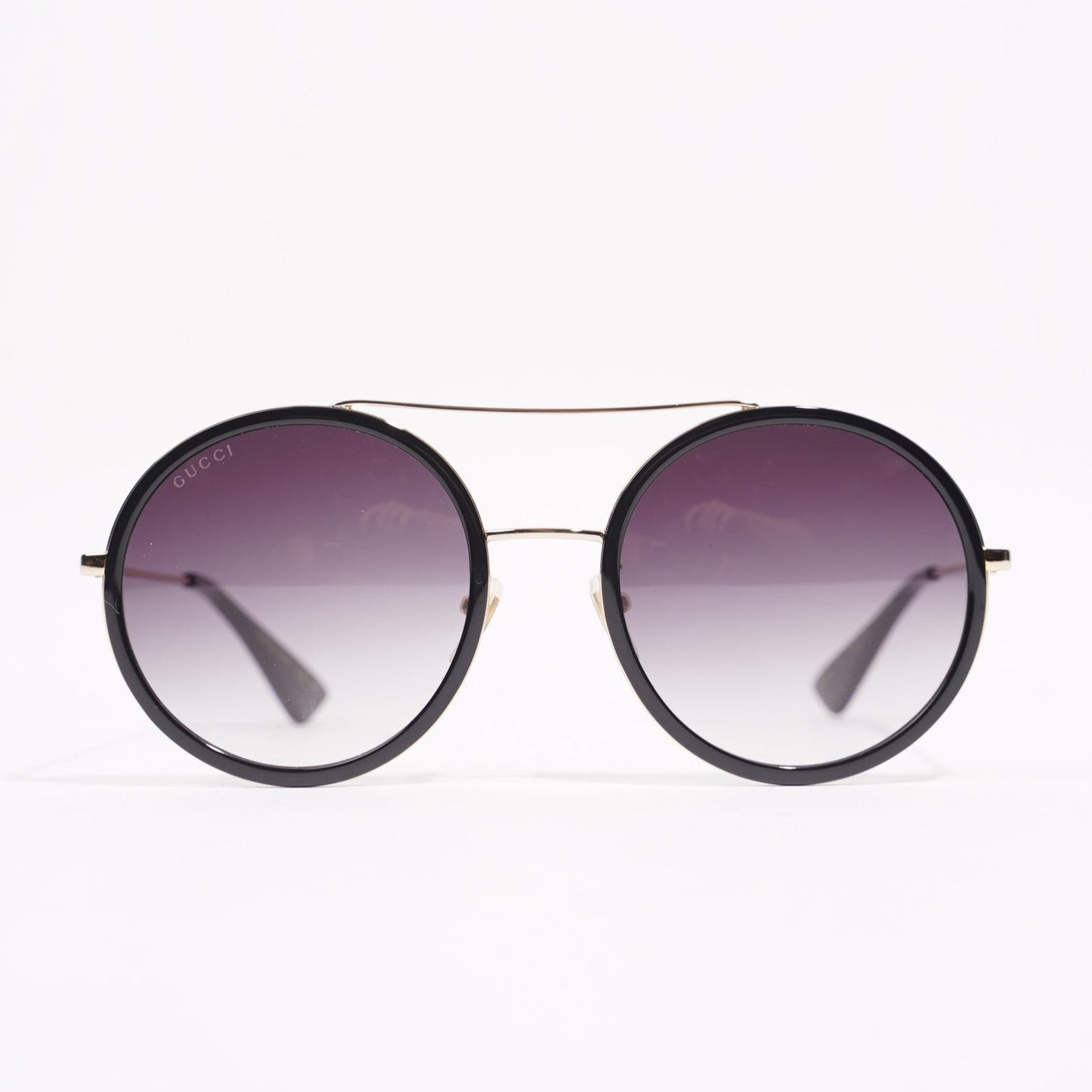 Gucci Womens GG0061S Sunglasses Black / Gold 140