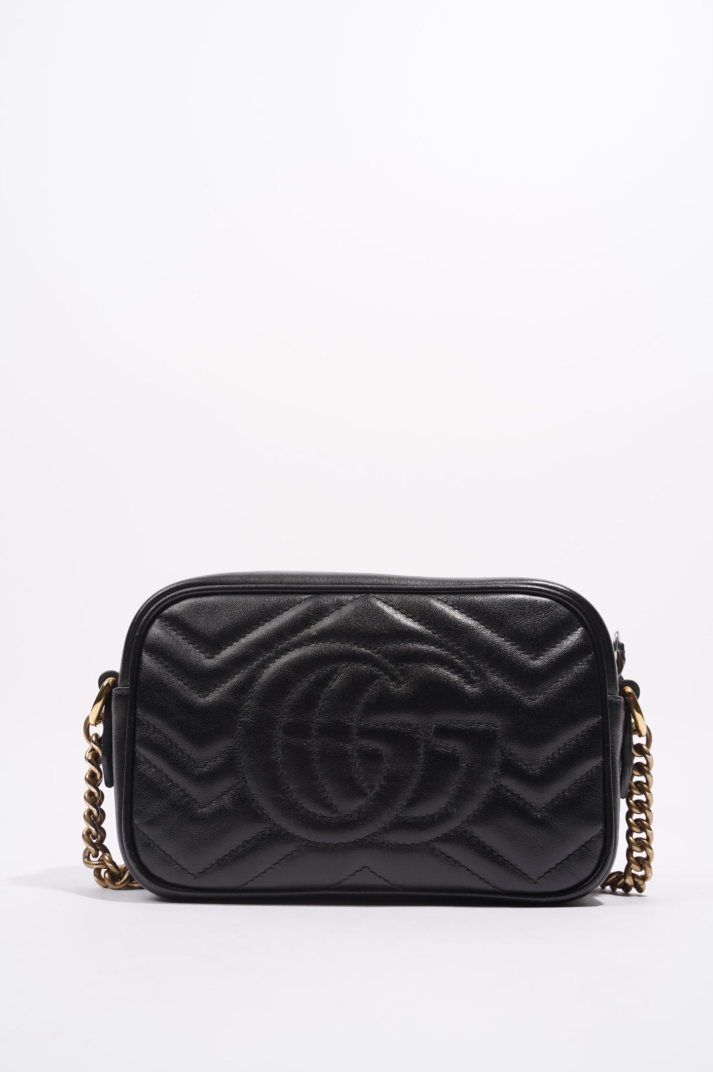 Gucci Womens GG Marmont Black Mini