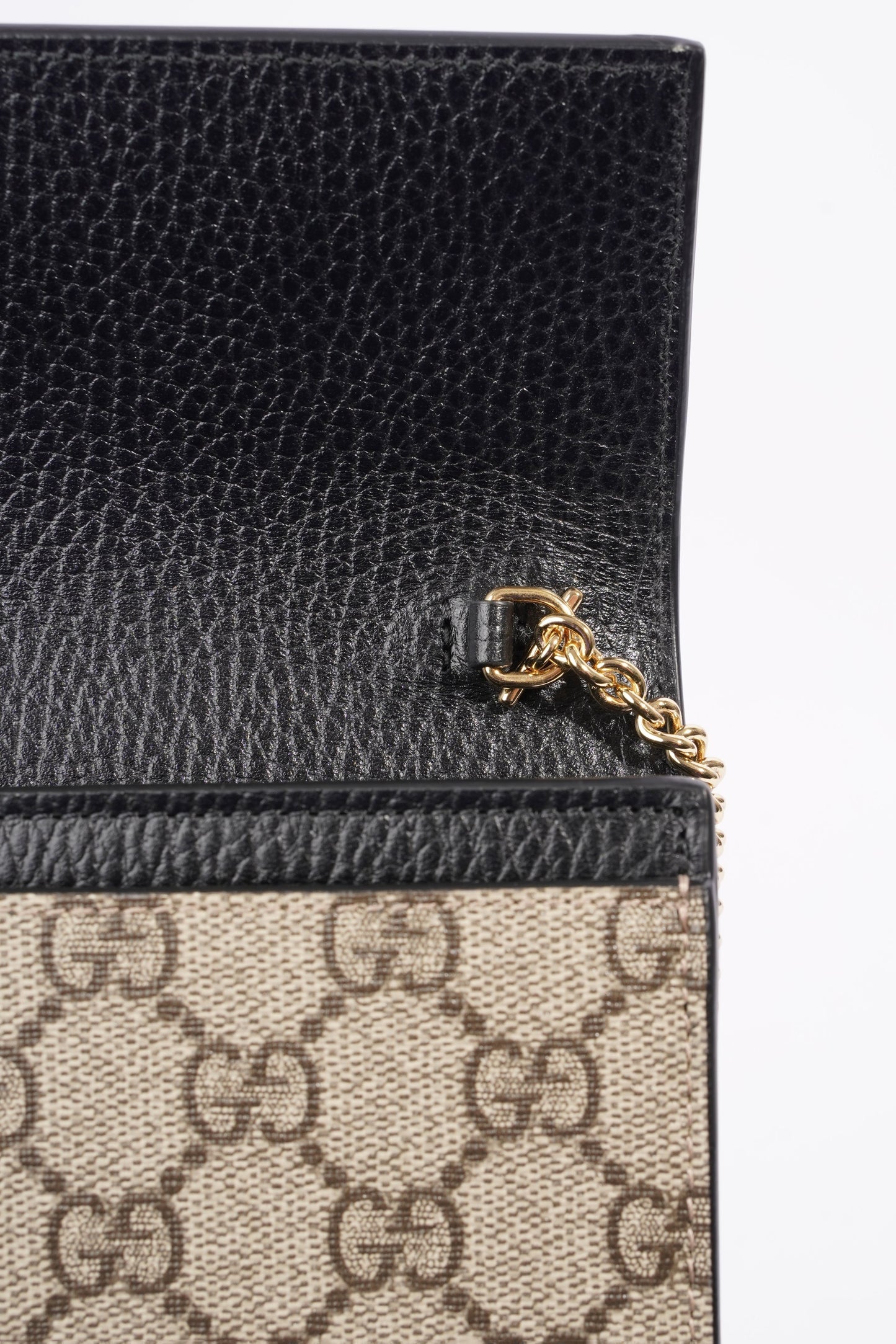 Gucci GG Marmont Chain Wallet Monogram Leather / Canvas