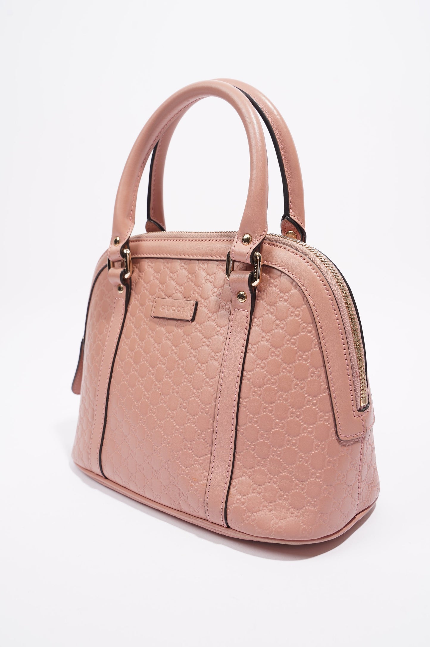 Gucci Dome Bag Pink Guccissima Mini