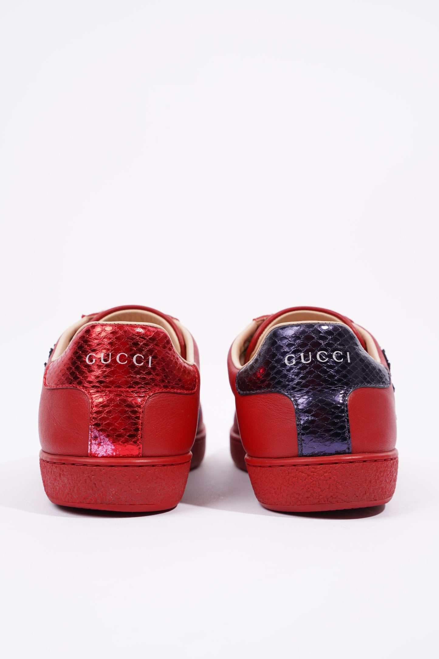 Gucci Ace Low Red / Blue Tab EU 36 / UK 3
