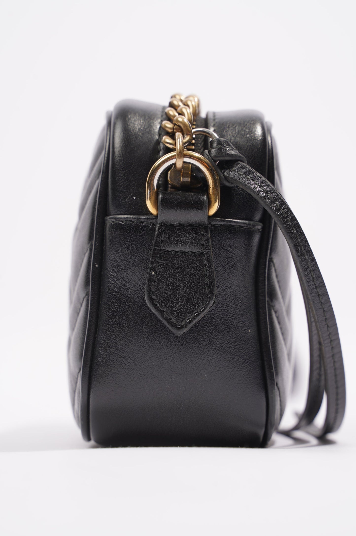 Gucci Womens GG Marmont Black Mini