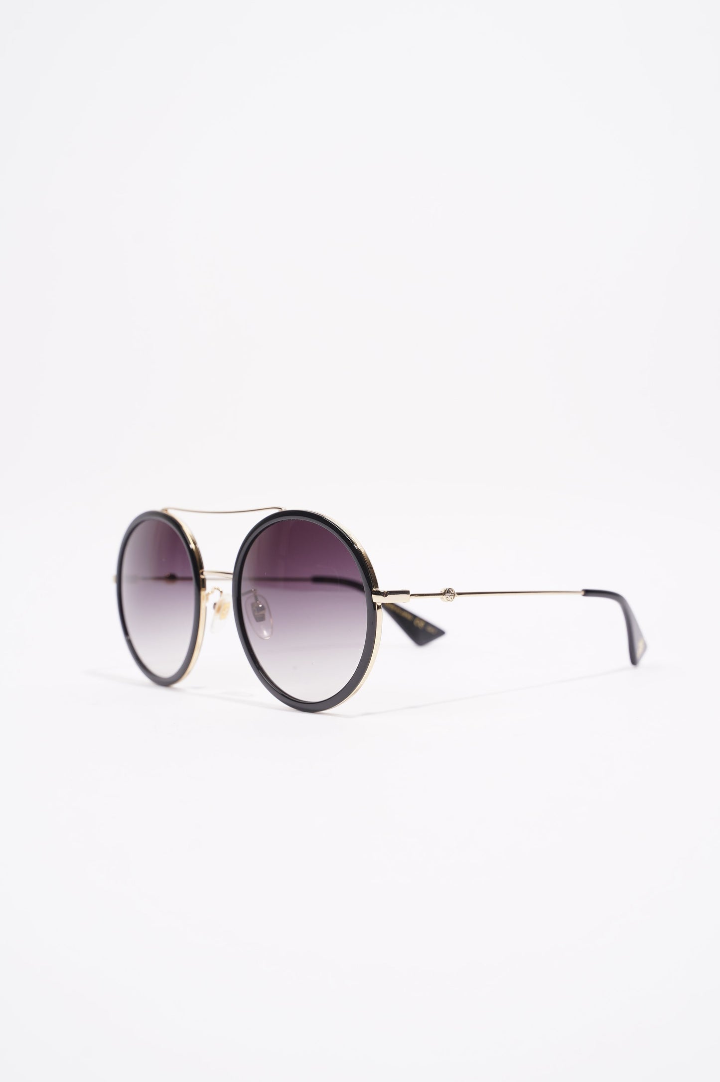Gucci Womens GG0061S Sunglasses Black / Gold 140