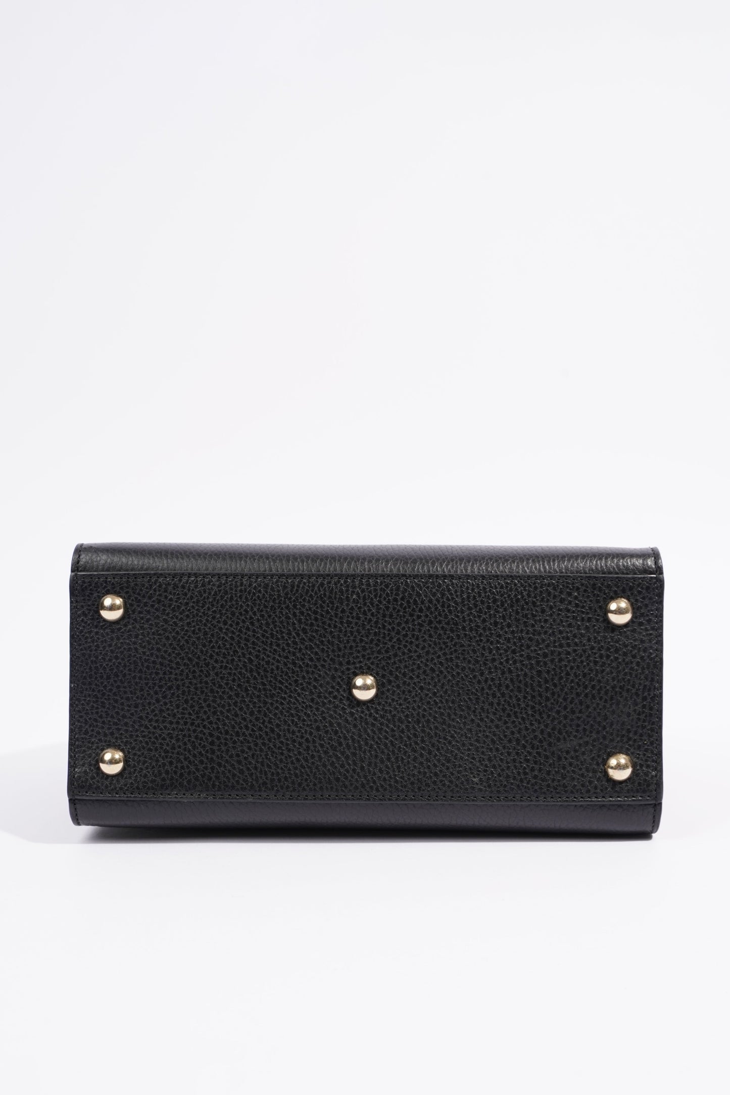 Gucci Womens Soho Tote Bag Black Leather Small