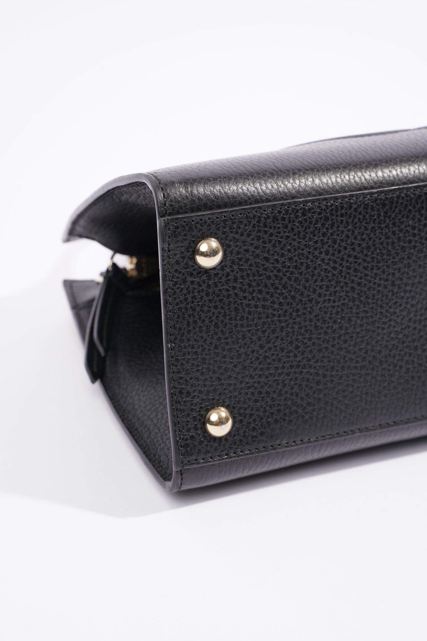Gucci Womens Soho Tote Bag Black Leather Small