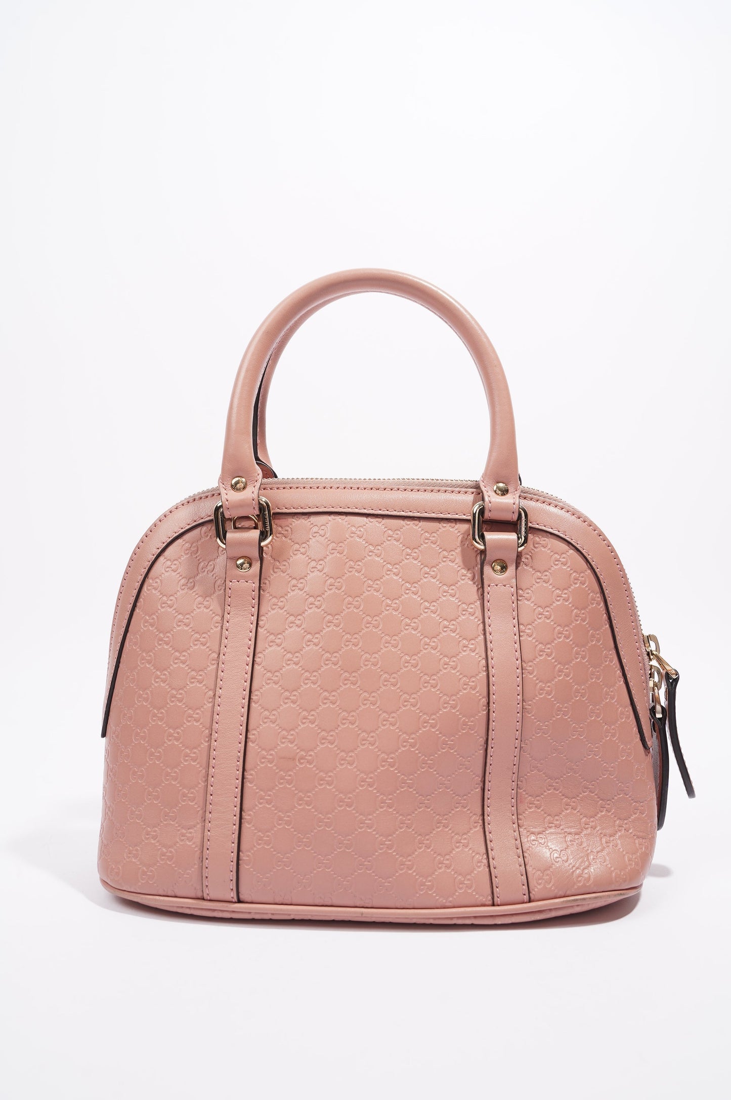 Gucci Dome Bag Pink Guccissima Mini