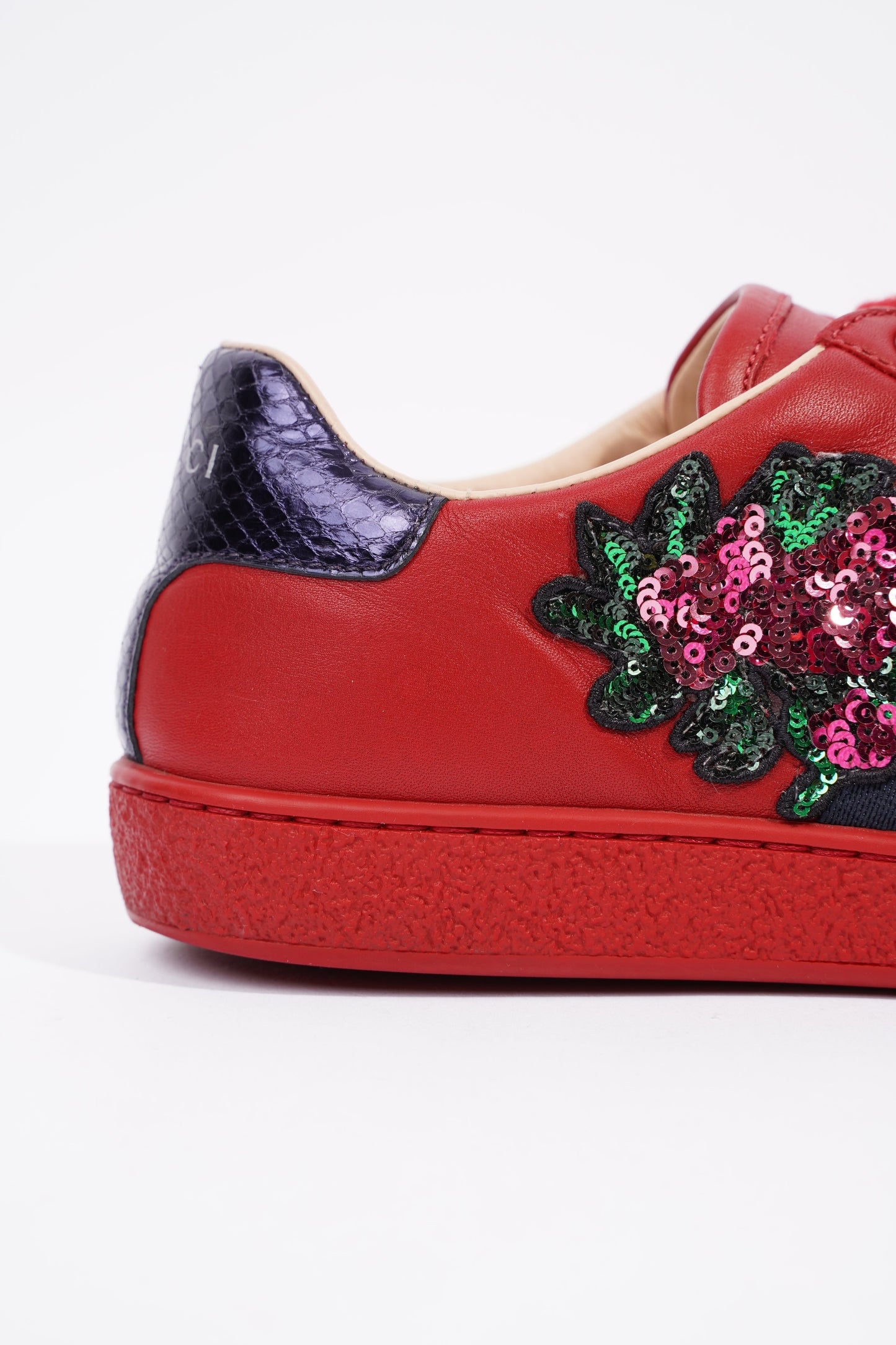 Gucci Ace Low Red / Blue Tab EU 36 / UK 3
