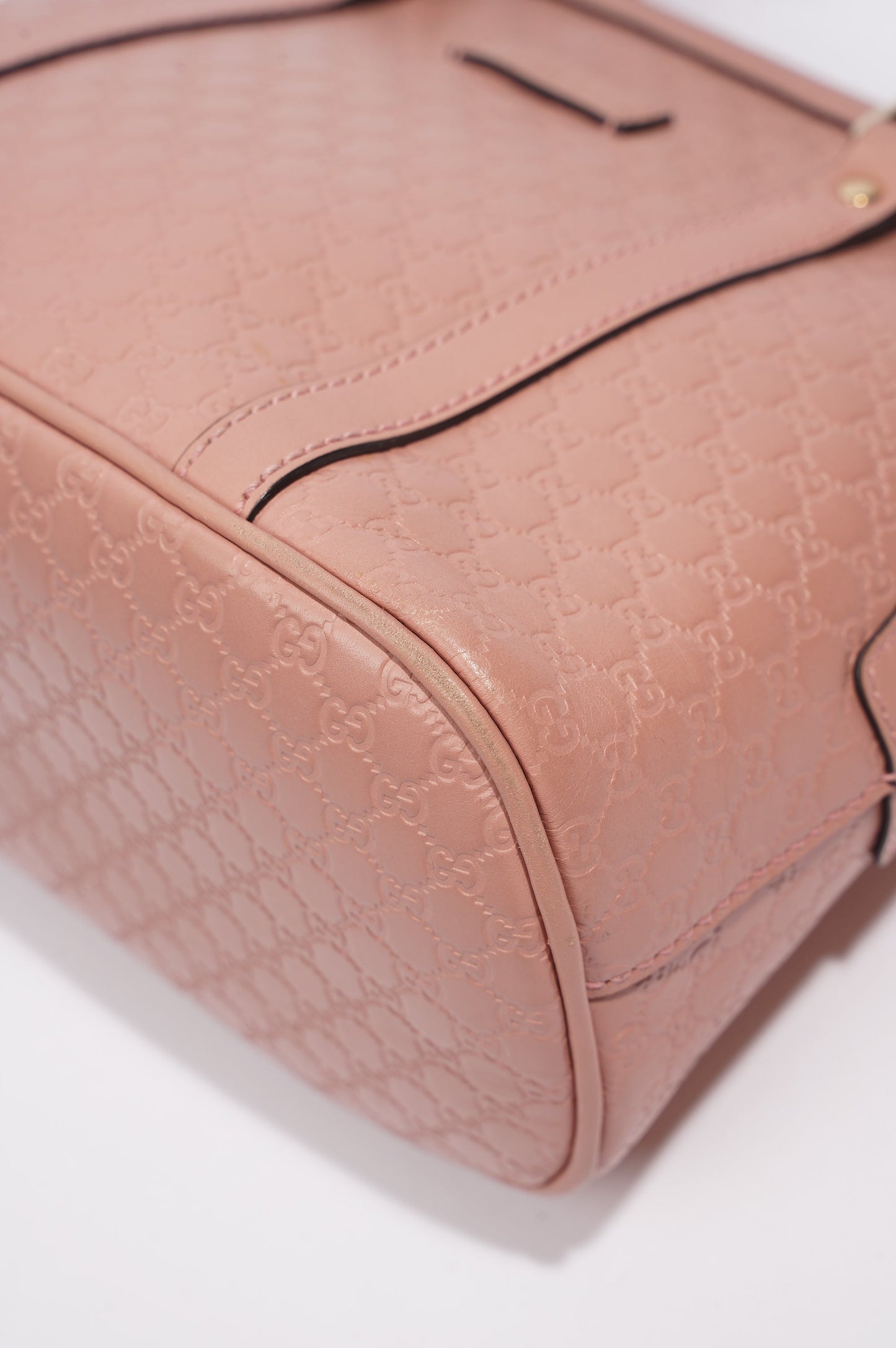Gucci Dome Bag Pink Guccissima Mini