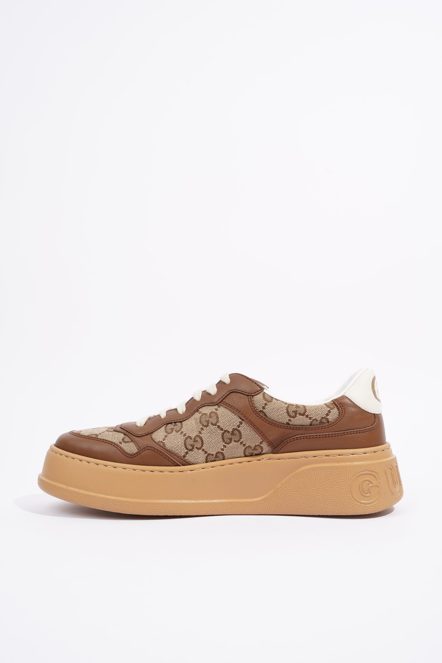 Gucci Womens GG Sneaker Beige / Ebony EU 40 / UK 7