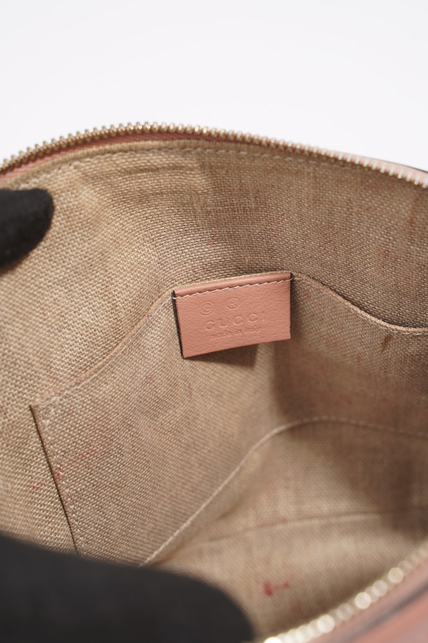 Gucci Dome Bag Pink Guccissima Mini