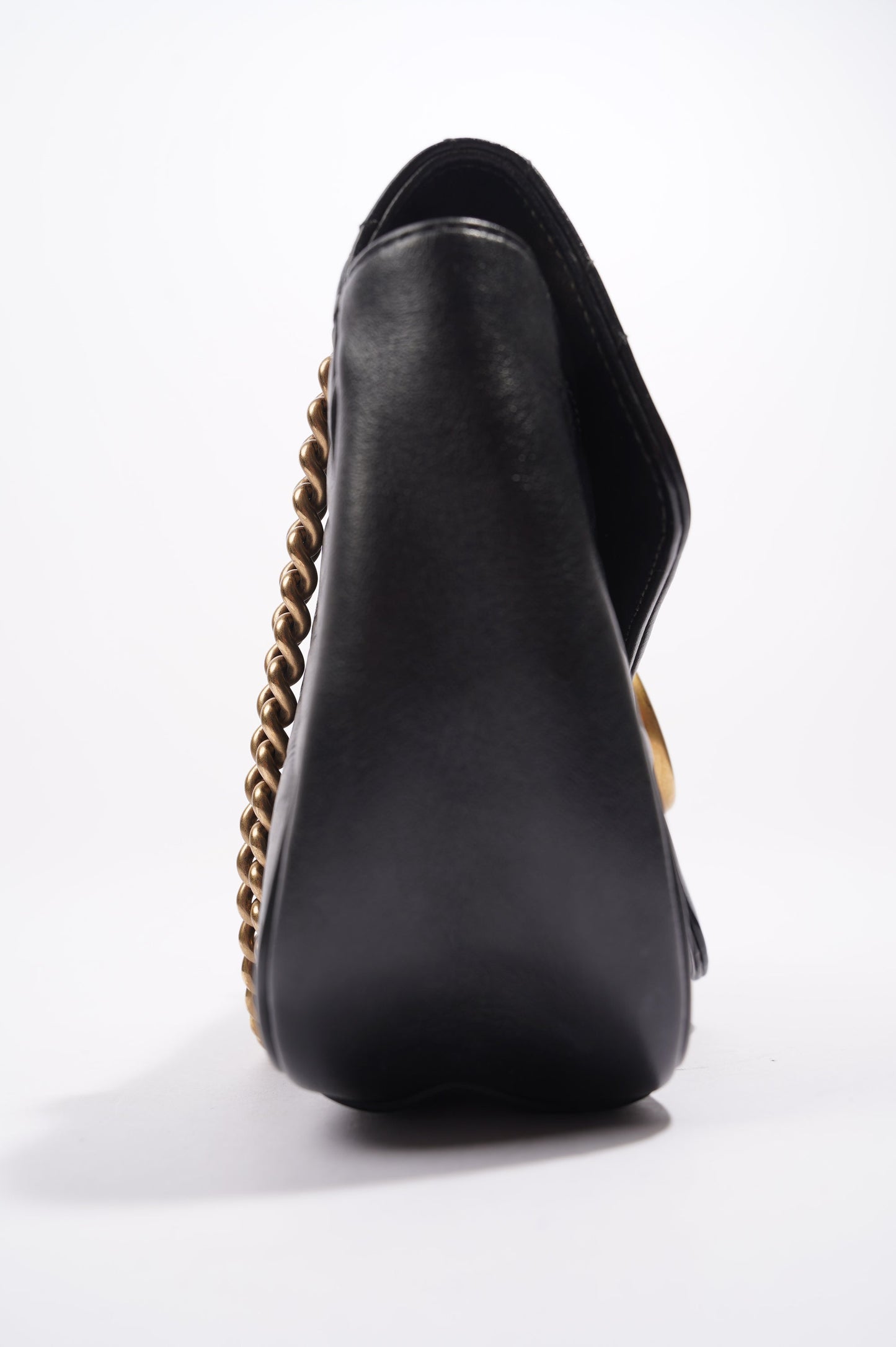 Gucci GG Marmont Flap Black Leather Small
