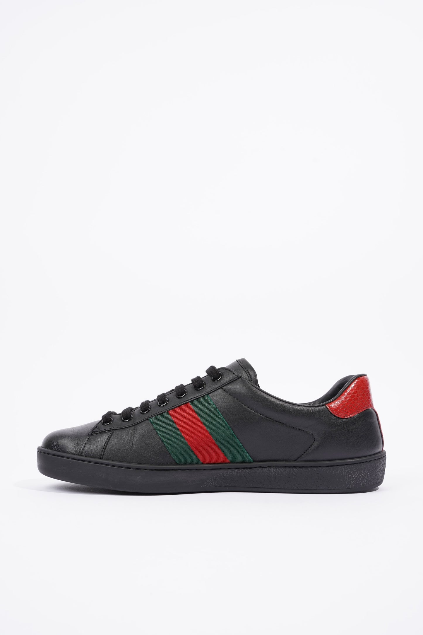 Gucci Mens Ace Black / Green / Red EU 42 / UK 8