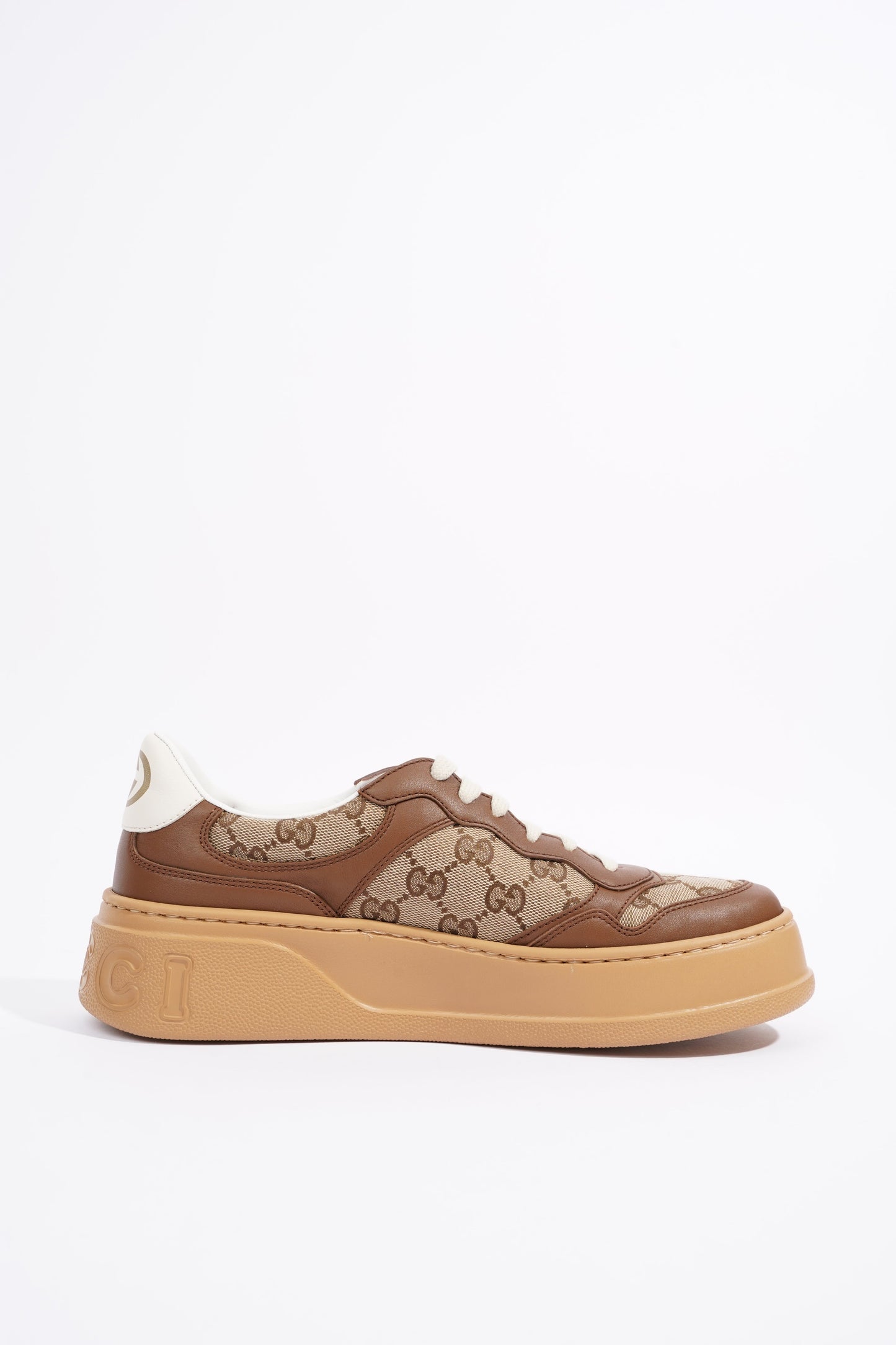 Gucci Womens GG Sneaker Beige / Ebony EU 40 / UK 7