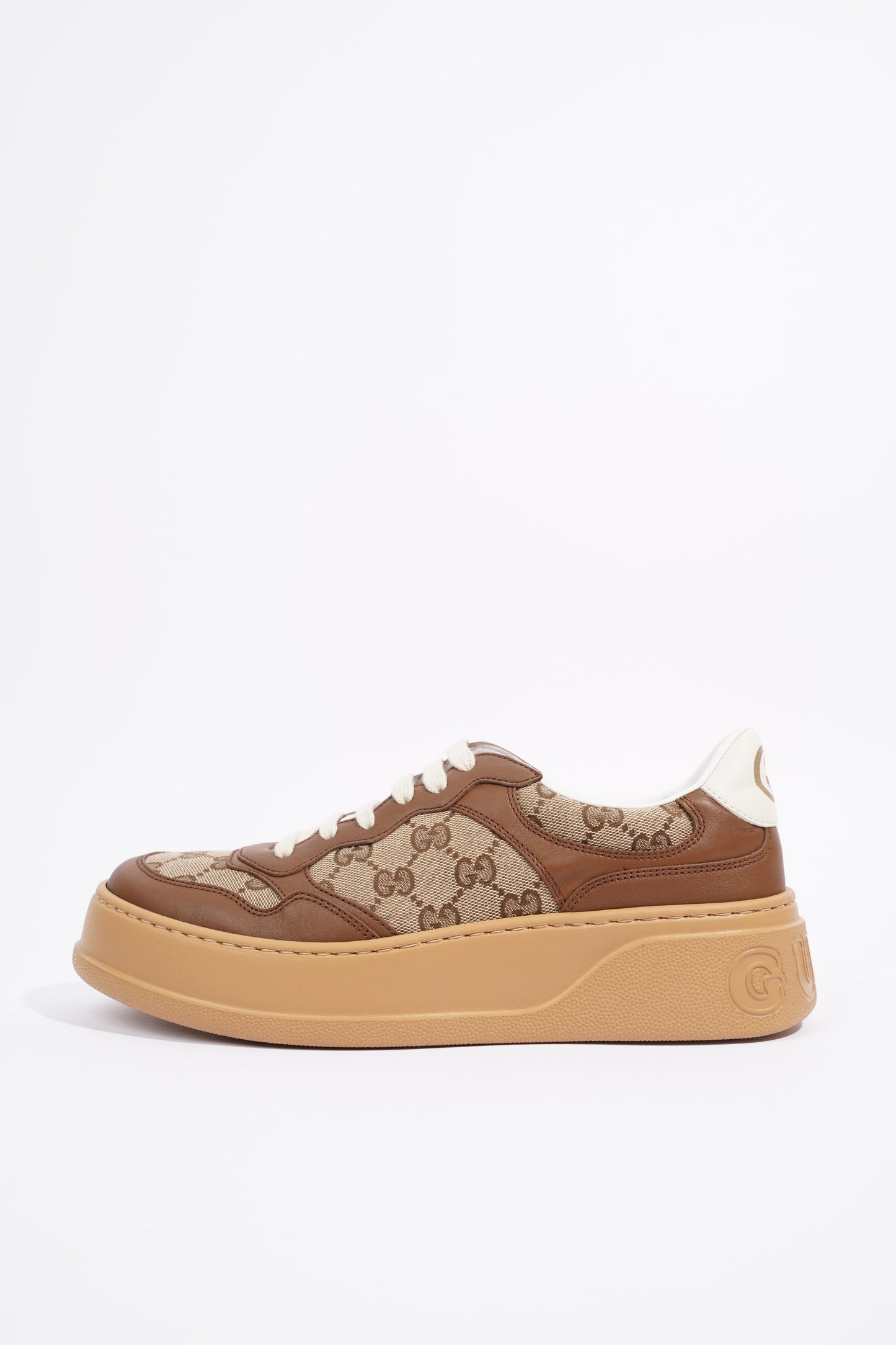Gucci Womens GG Sneaker Beige / Ebony EU 40 / UK 7