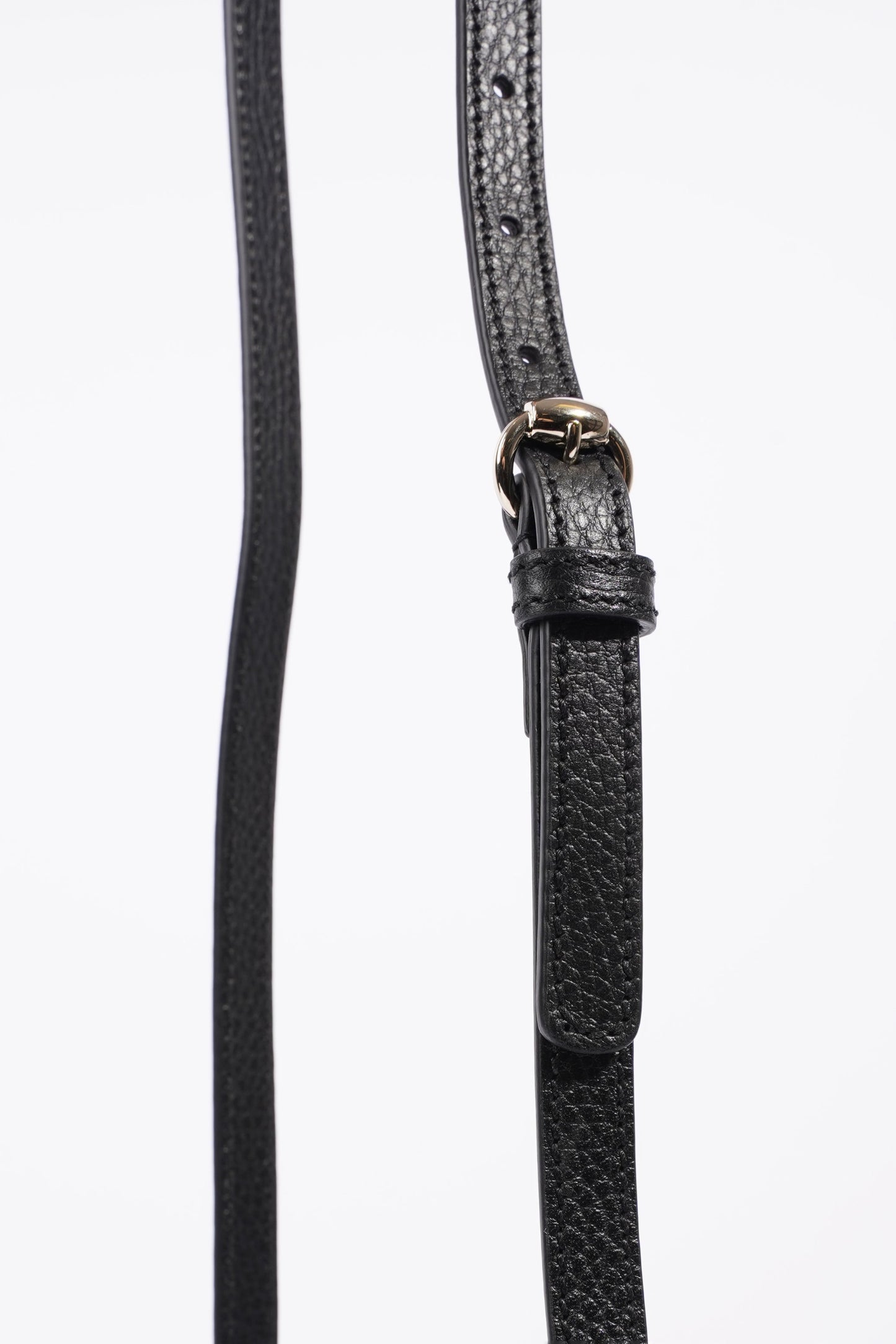 Gucci Womens Soho Tote Bag Black Leather Small