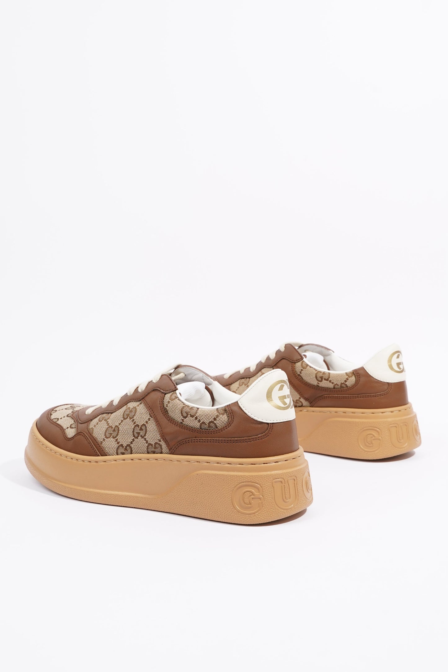 Gucci Womens GG Sneaker Beige / Ebony EU 40 / UK 7