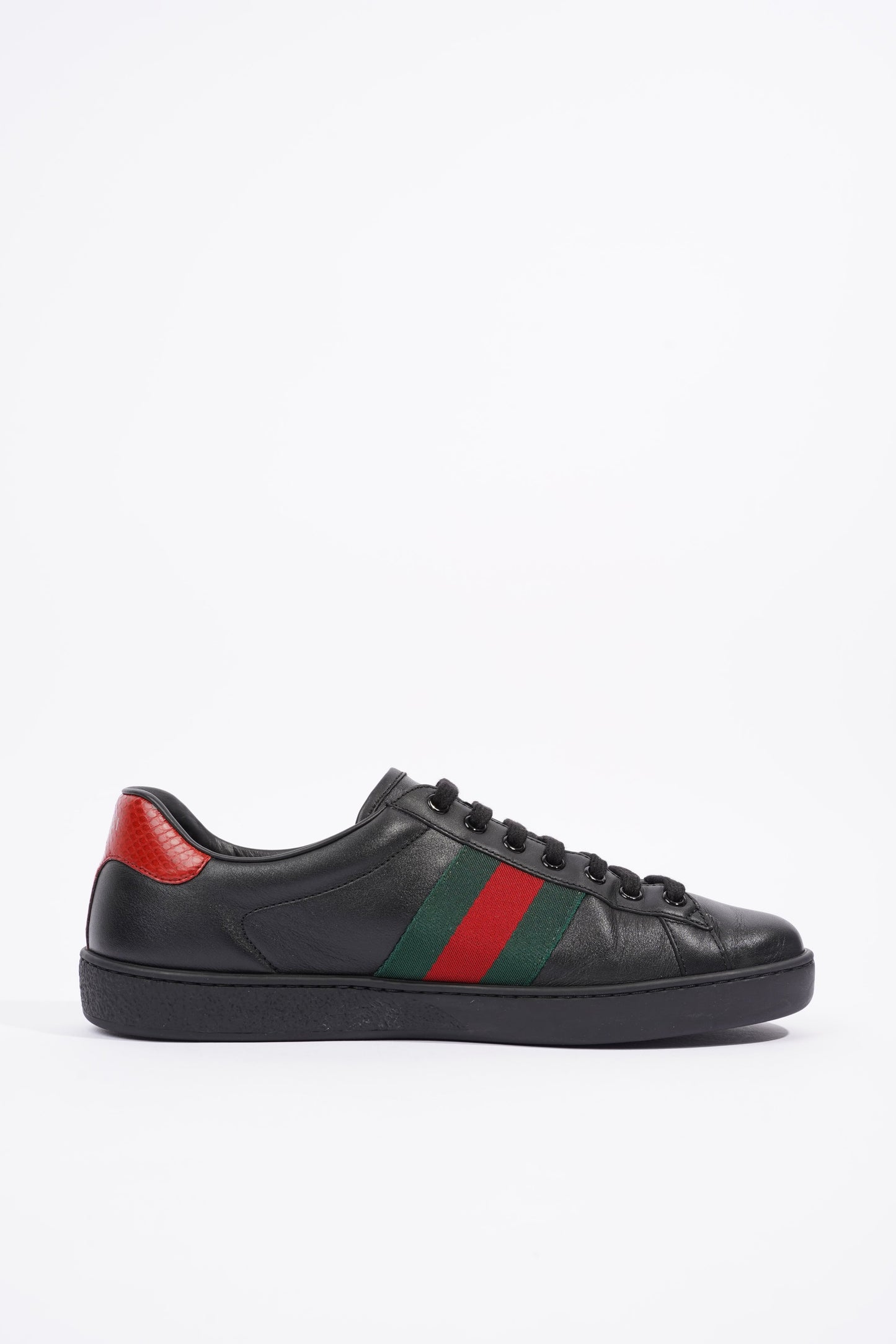 Gucci Mens Ace Black / Green / Red EU 42 / UK 8