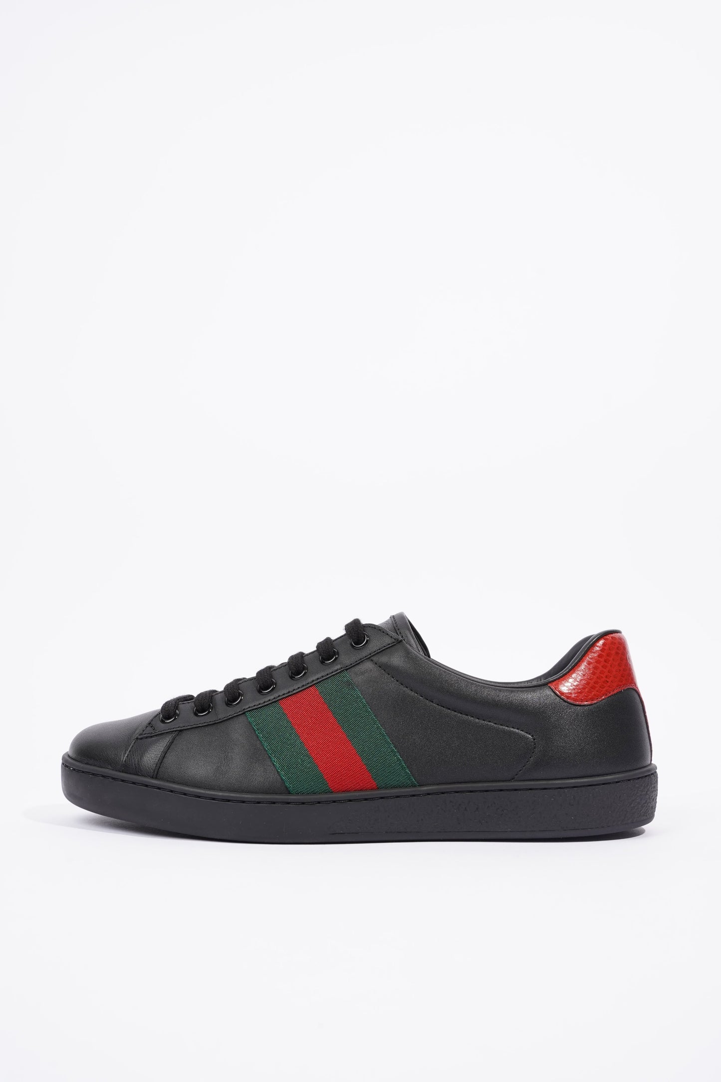 Gucci Mens Ace Black / Green / Red EU 42 / UK 8