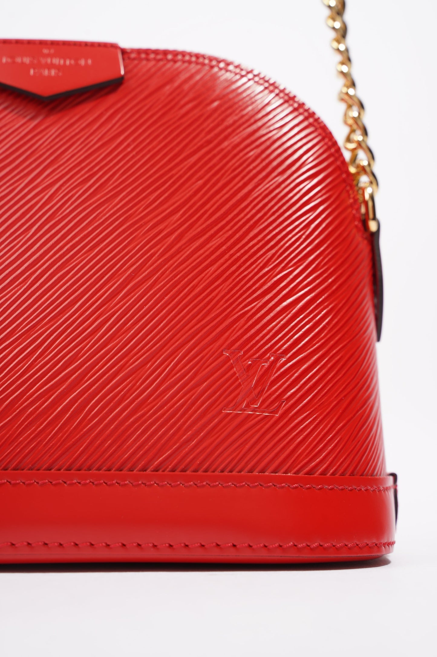 Louis Vuitton Alma Mini Bag Red Epi Leather