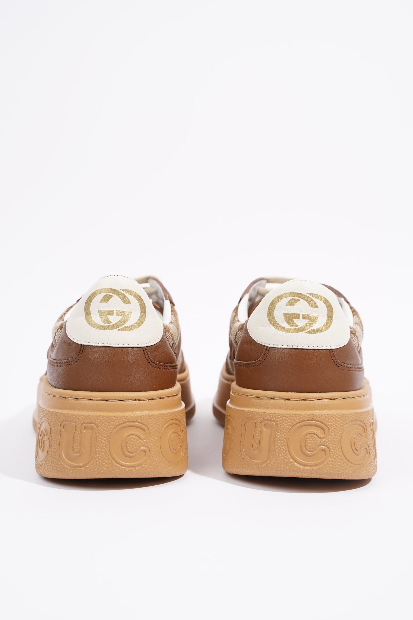 Gucci Womens GG Sneaker Beige / Ebony EU 40 / UK 7