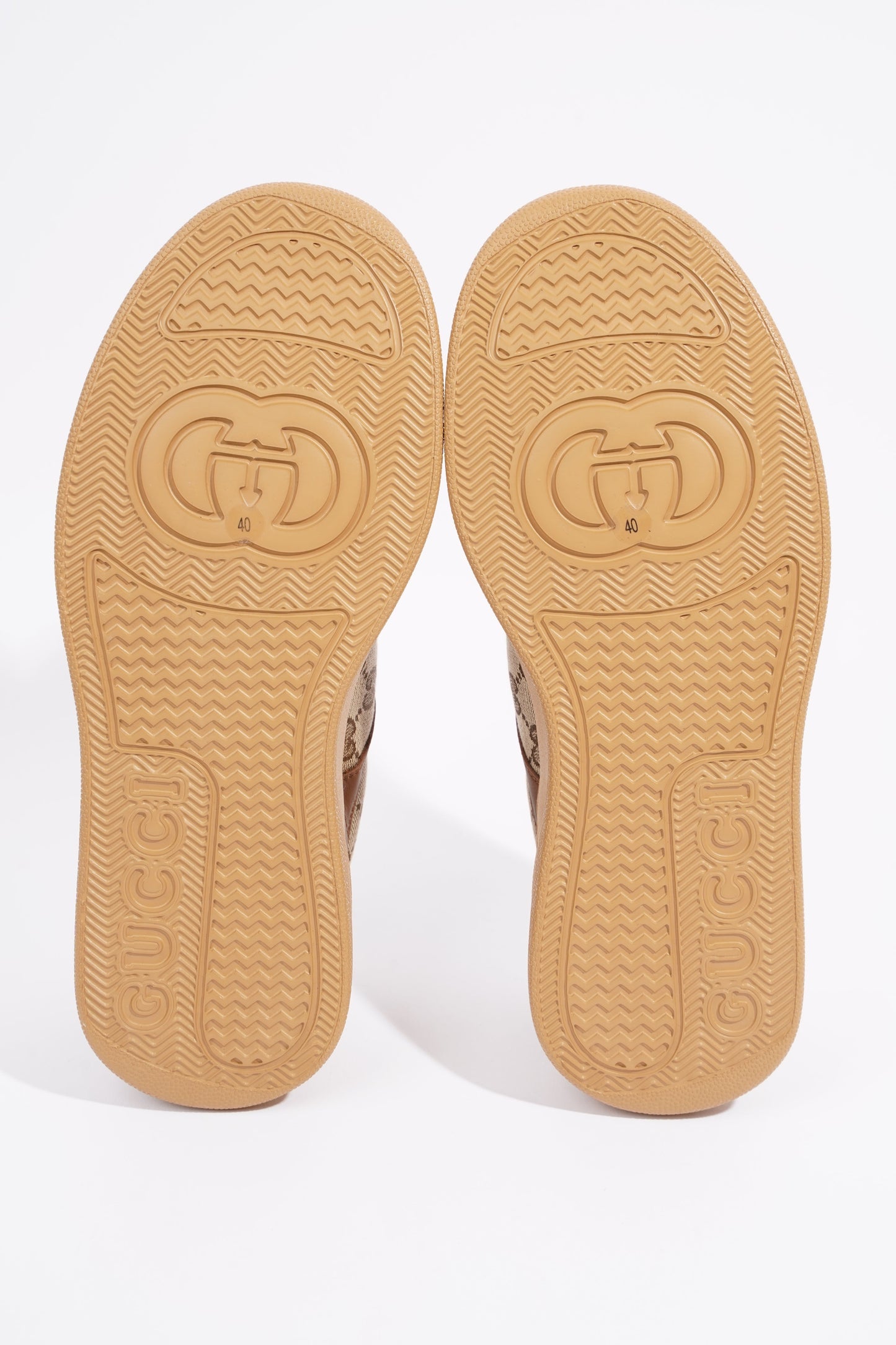 Gucci Womens GG Sneaker Beige / Ebony EU 40 / UK 7