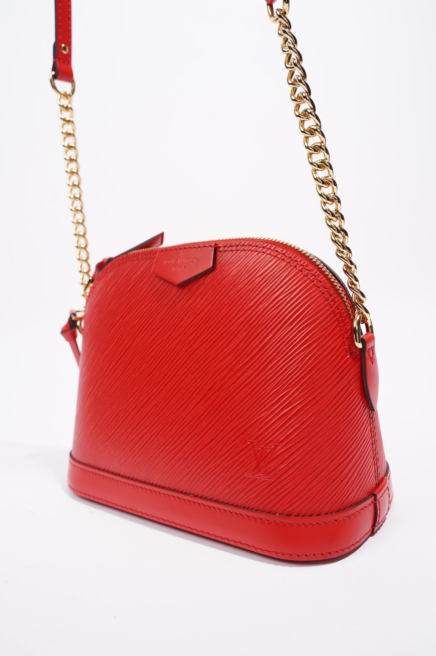 Louis Vuitton Alma Mini Bag Red Epi Leather