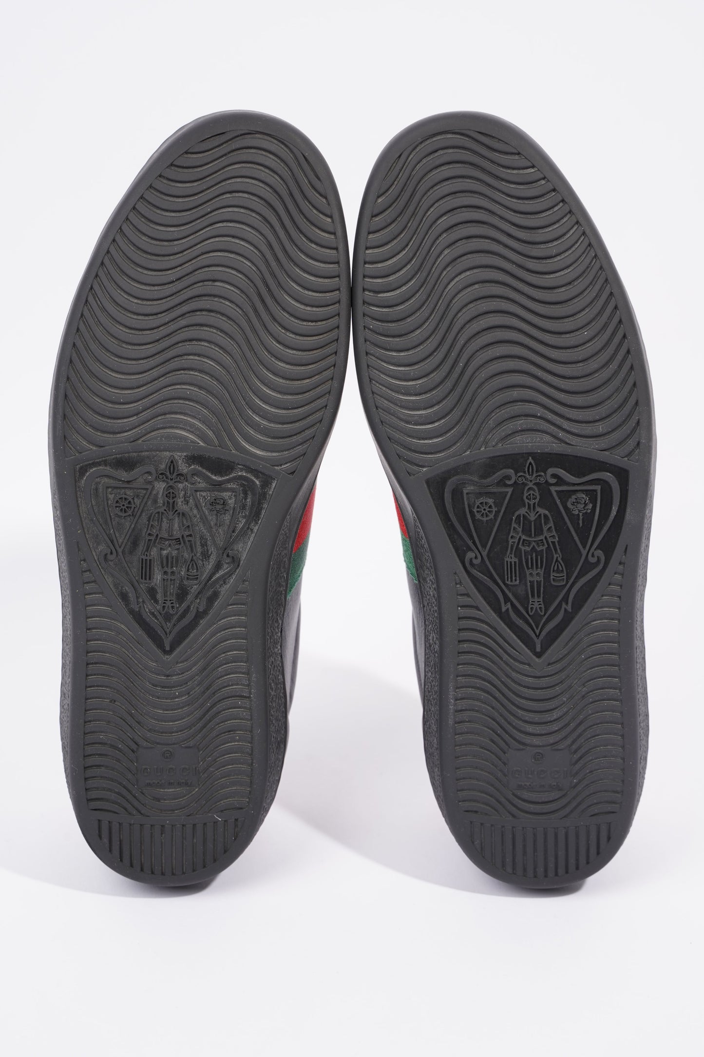 Gucci Mens Ace Black / Green / Red EU 42 / UK 8