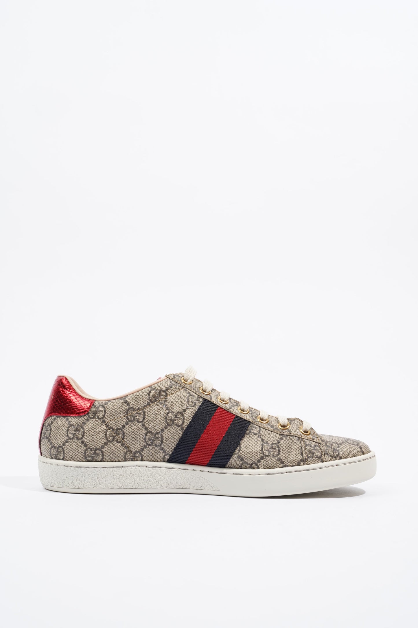 Gucci Ace Supreme / Navy / Red EU 37.5 / UK 4.5
