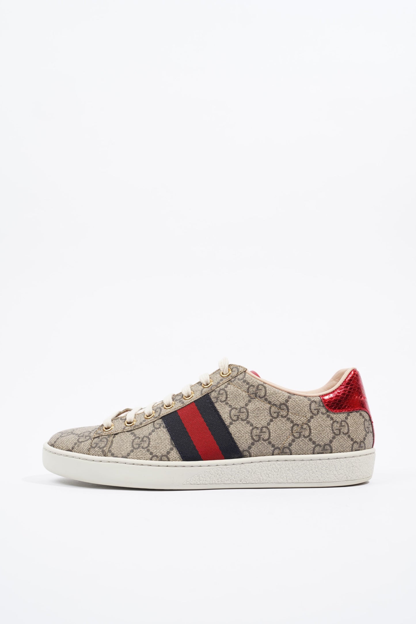 Gucci Ace Supreme / Navy / Red EU 37.5 / UK 4.5
