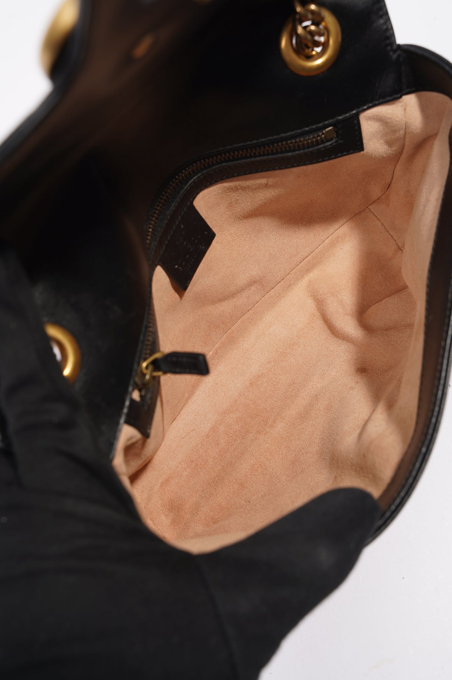 Gucci GG Marmont Flap Black Leather Small