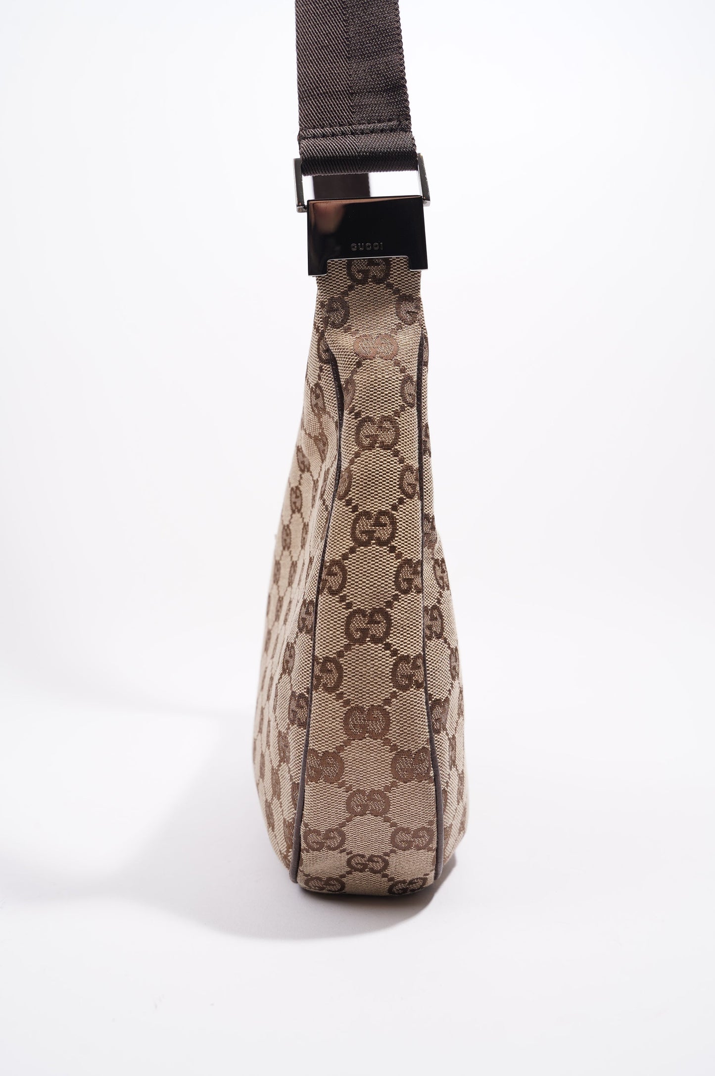 Gucci Canvas Shoulder Bag Beige