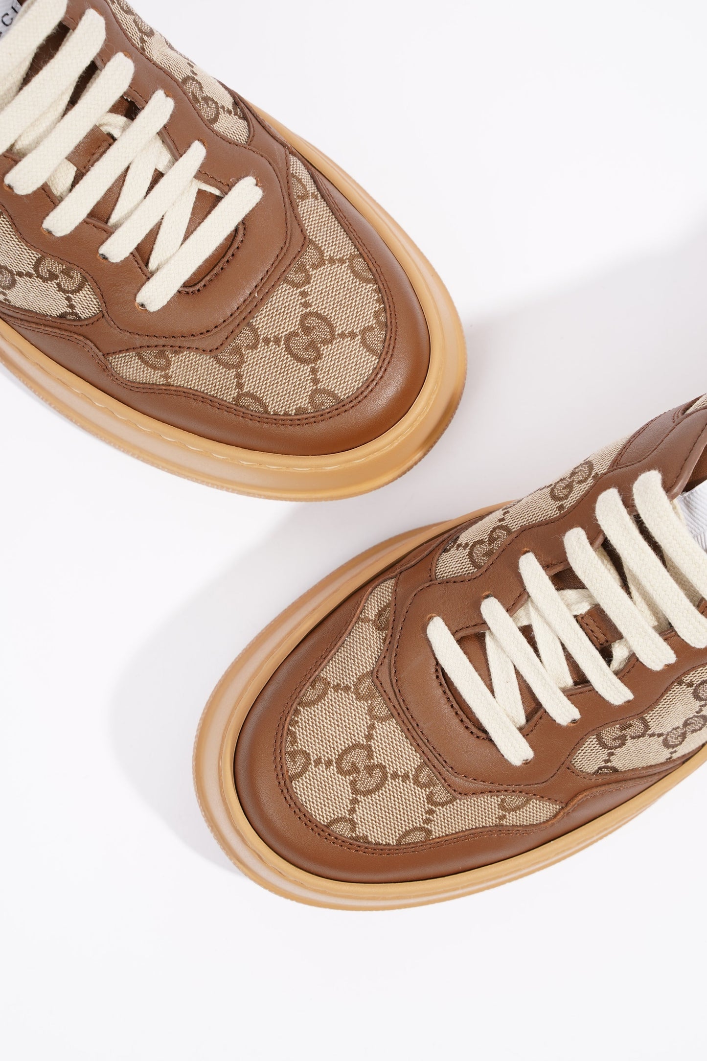 Gucci Womens GG Sneaker Beige / Ebony EU 40 / UK 7