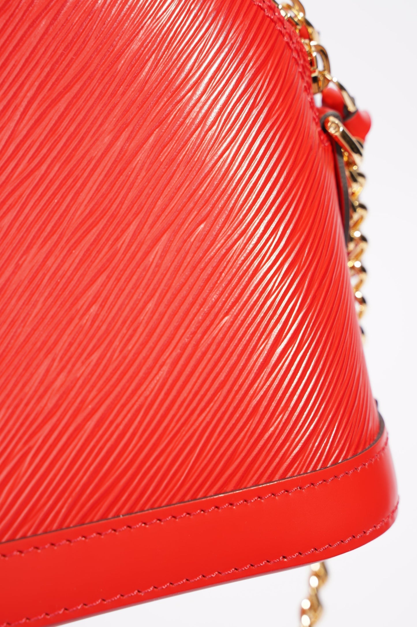 Louis Vuitton Alma Mini Bag Red Epi Leather