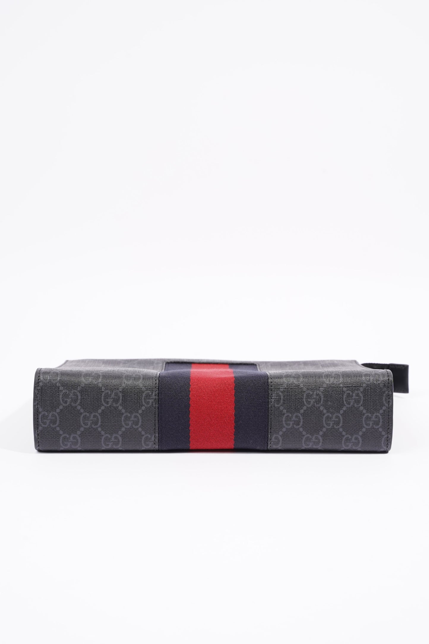Gucci GG Supreme Pouch Black Canvas One Size