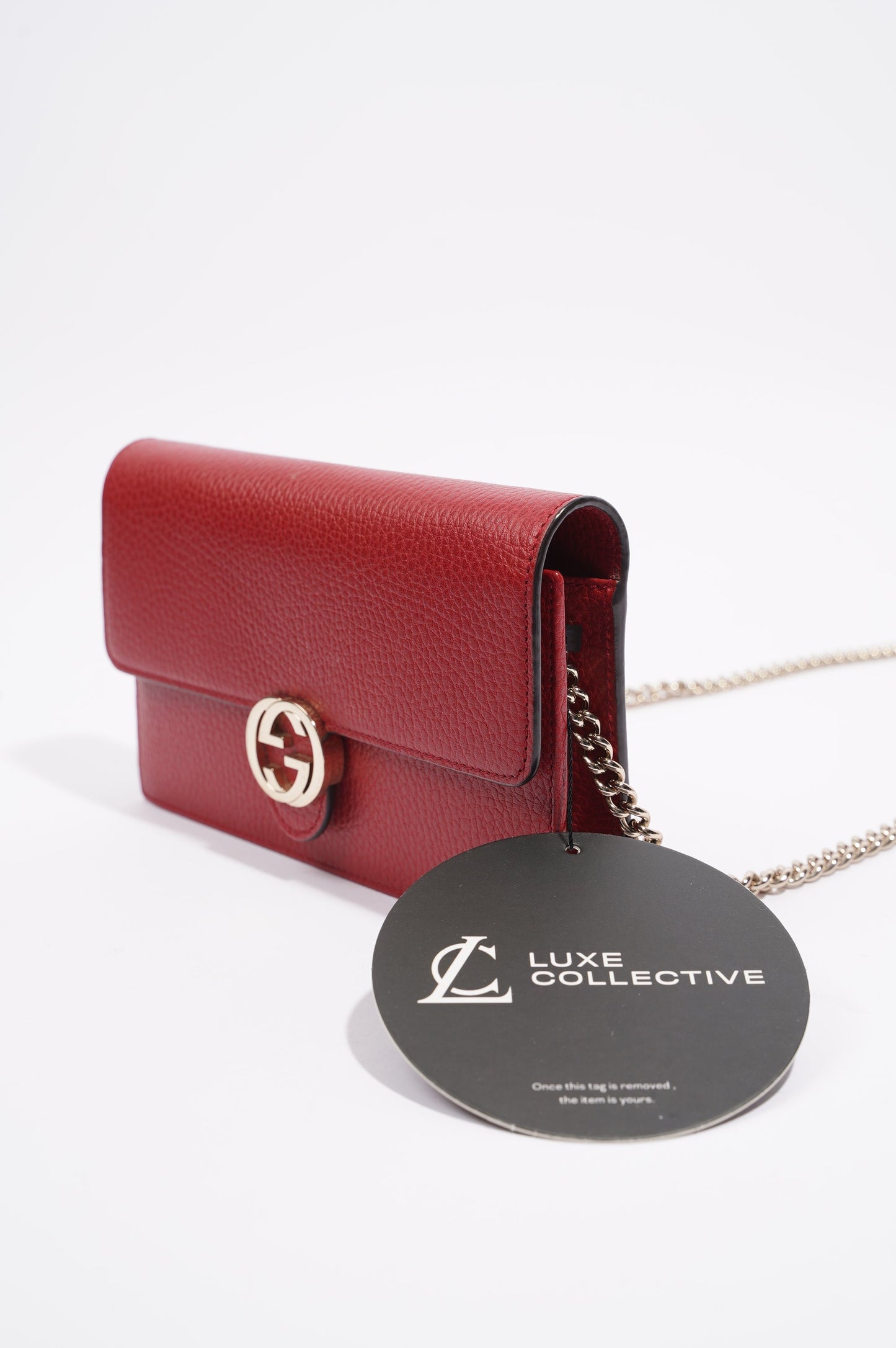 Gucci Womens Interlocking WOC Red