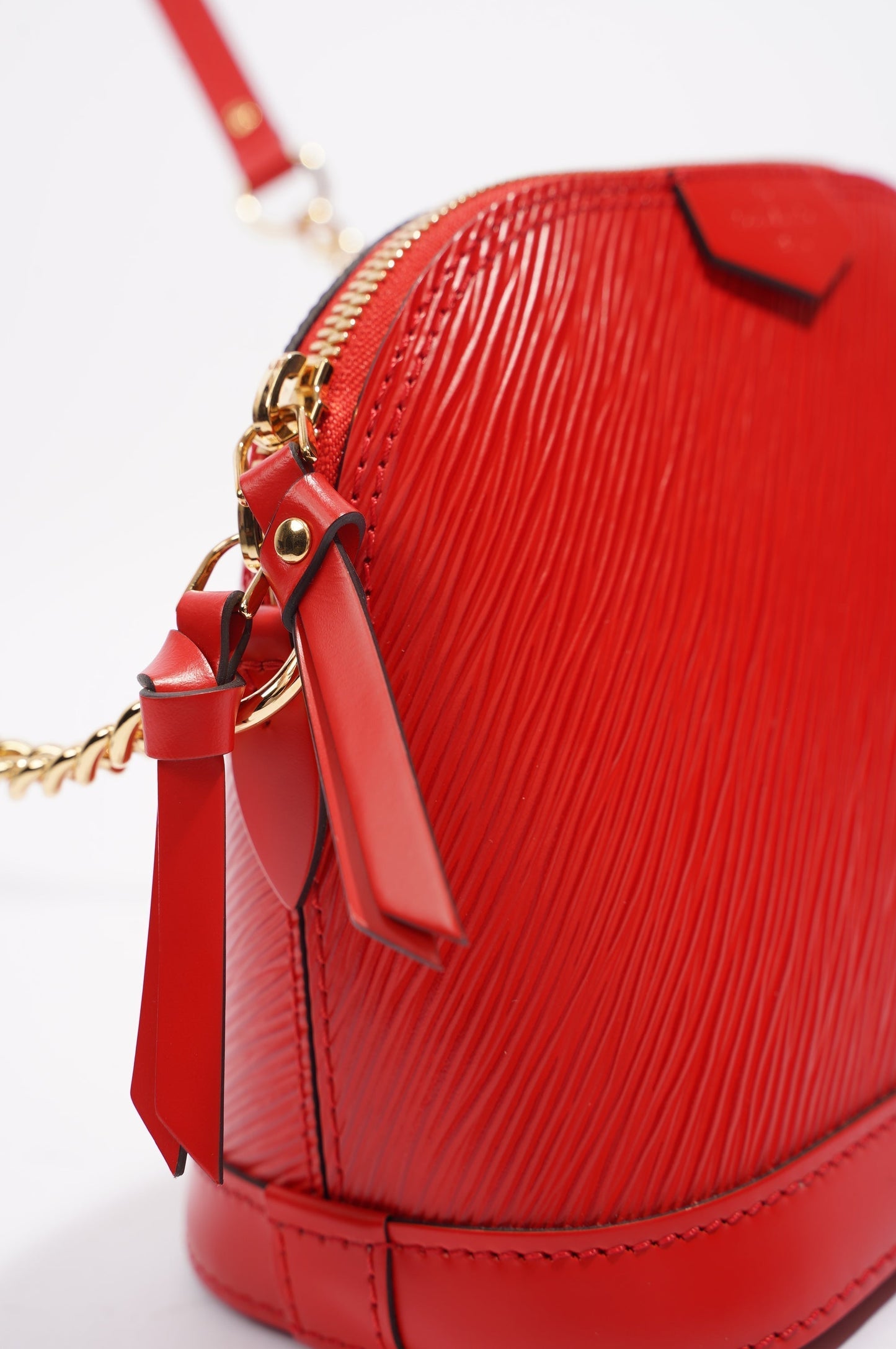 Louis Vuitton Alma Mini Bag Red Epi Leather