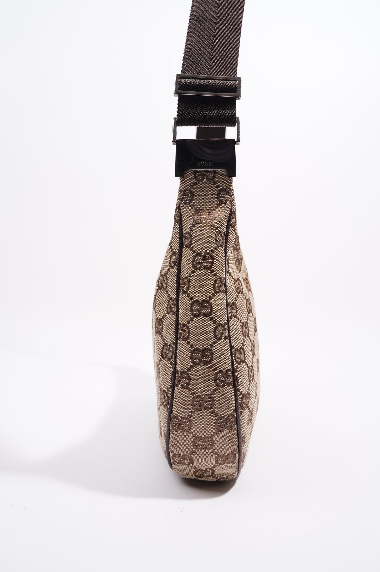 Gucci Canvas Shoulder Bag Beige