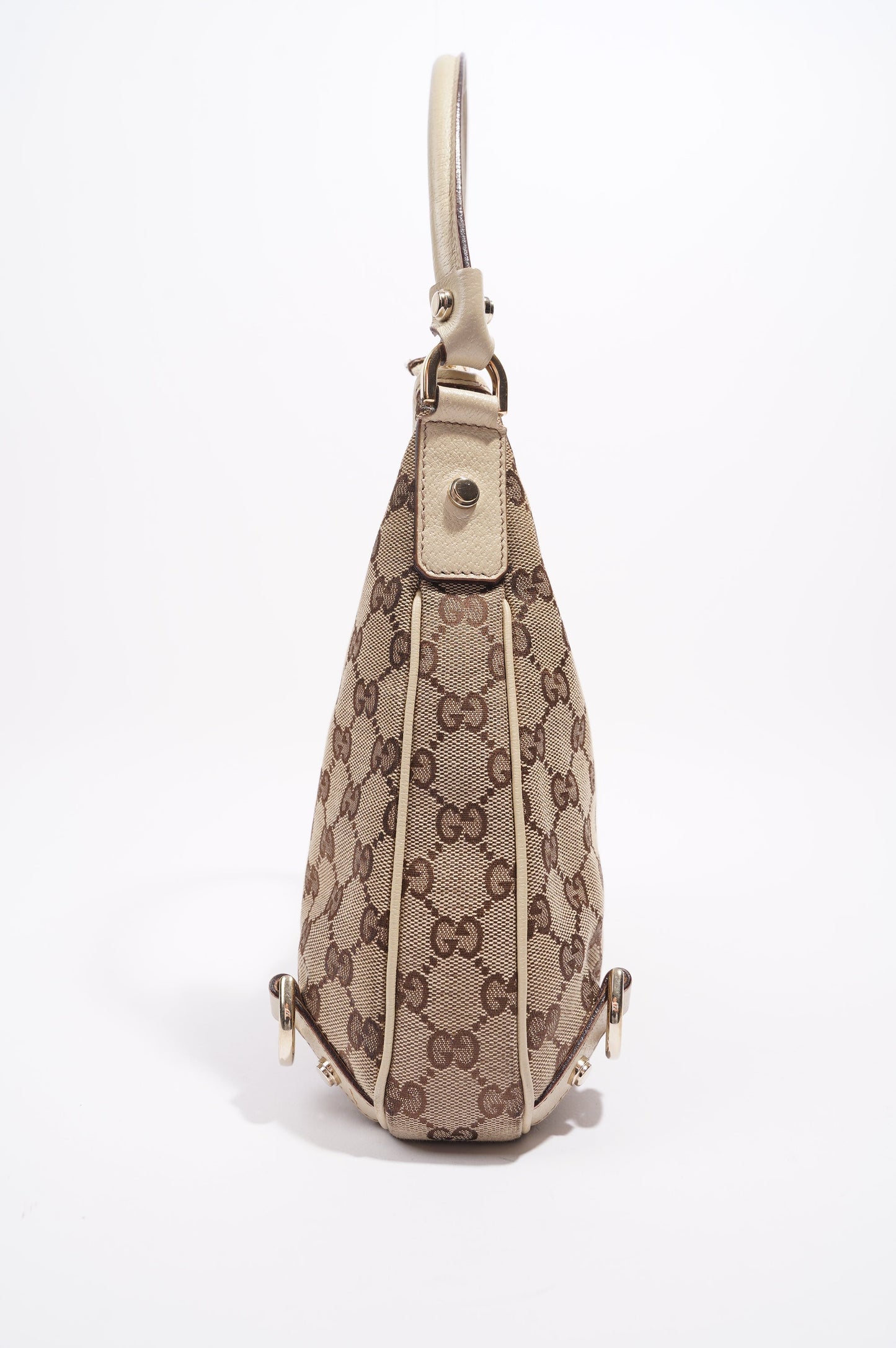 Gucci Hobo Bag Beige Canvas