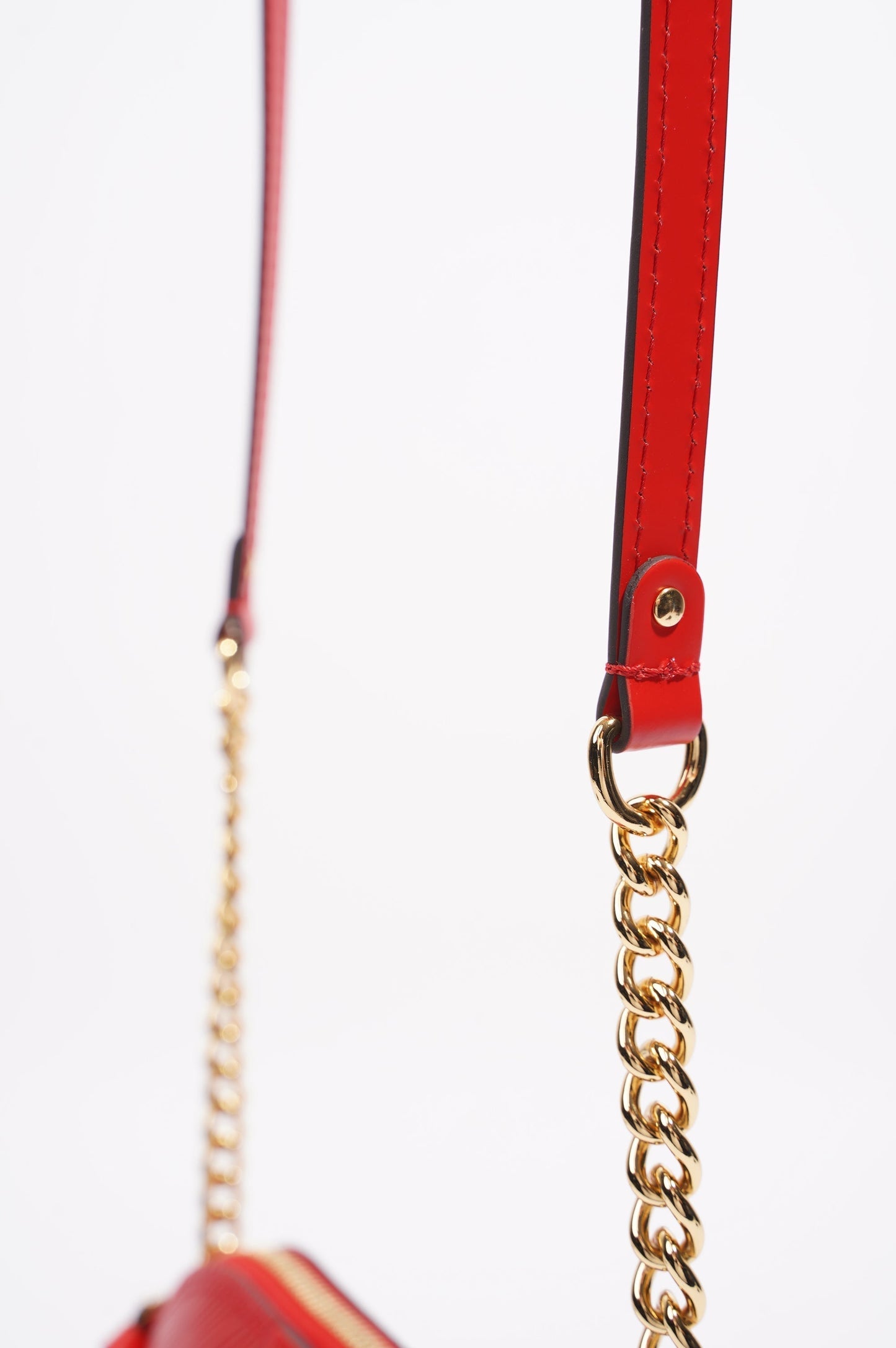 Louis Vuitton Alma Mini Bag Red Epi Leather