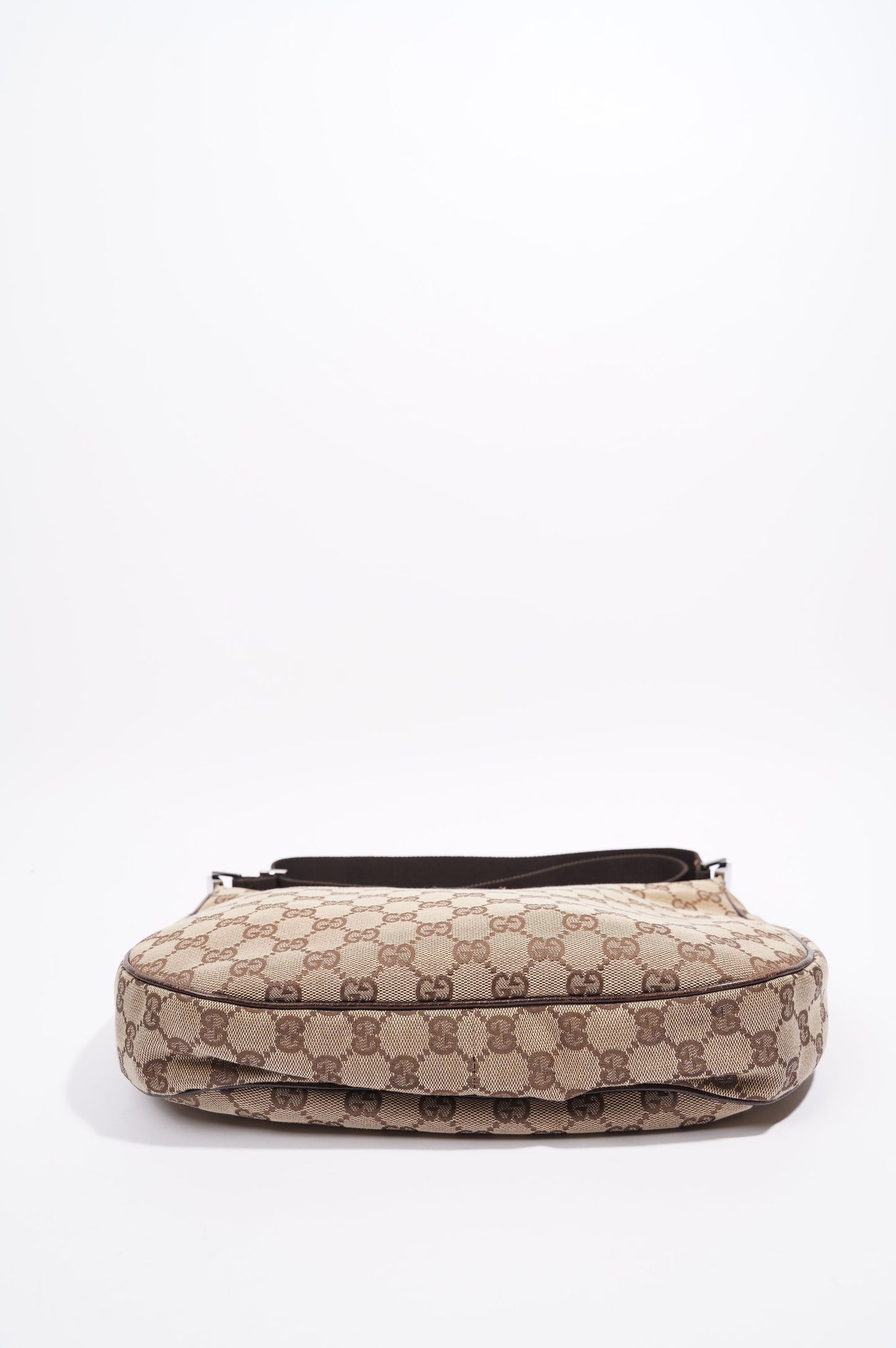Gucci Canvas Shoulder Bag Beige
