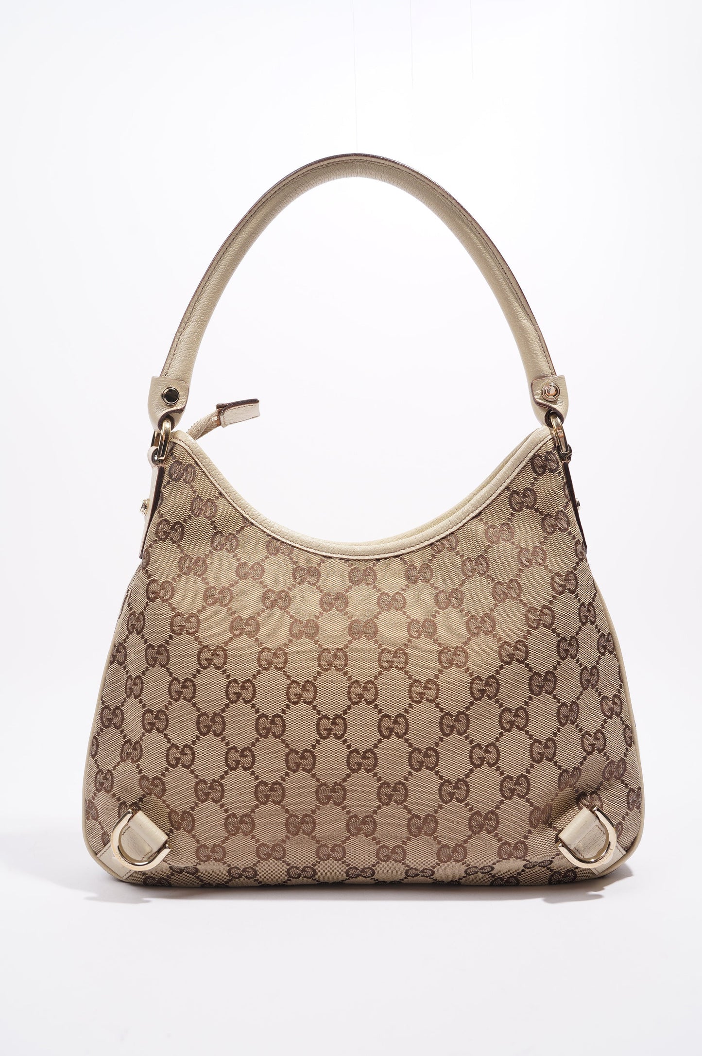 Gucci Hobo Bag Beige Canvas