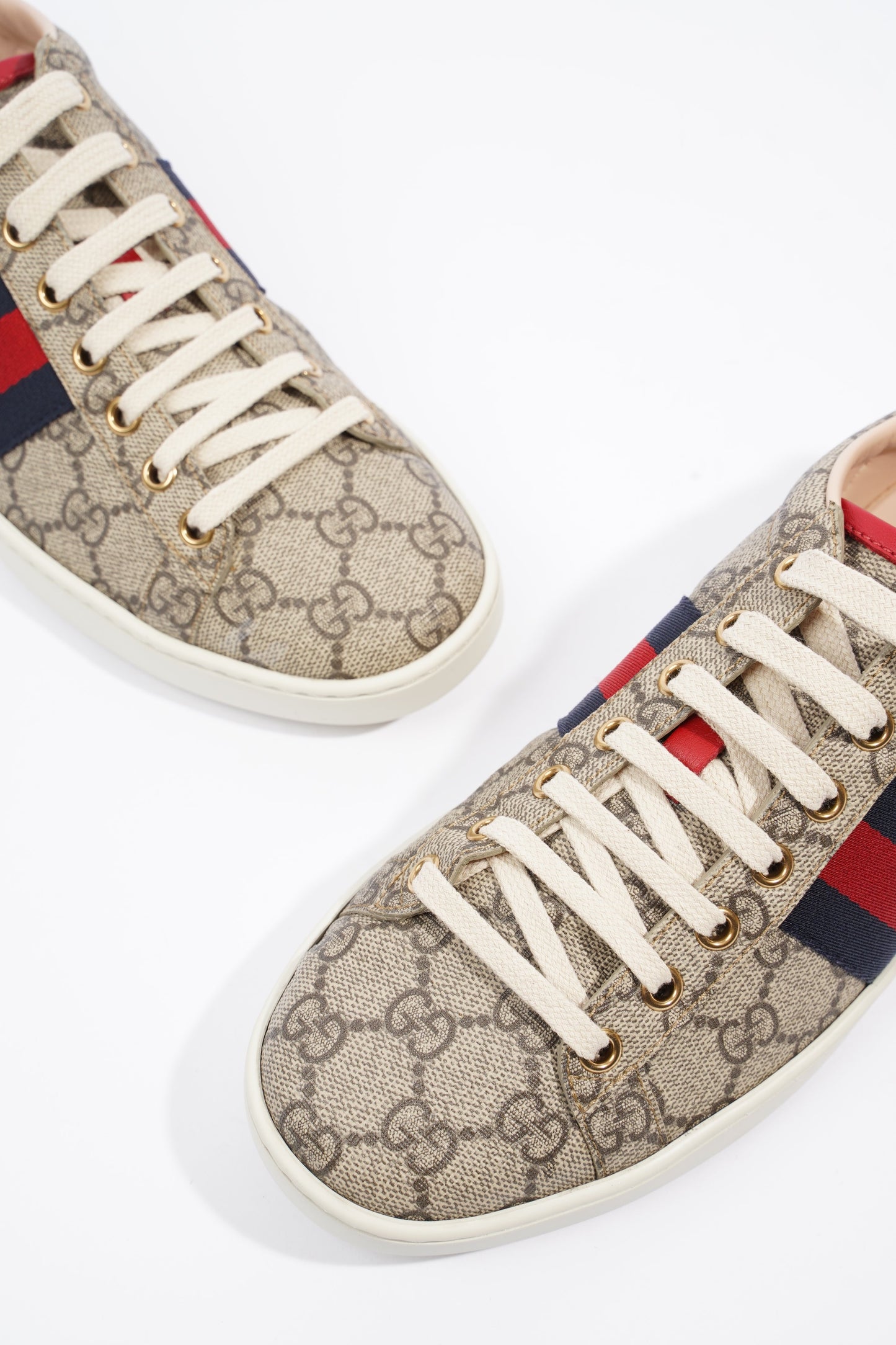 Gucci Ace Supreme / Navy / Red EU 37.5 / UK 4.5