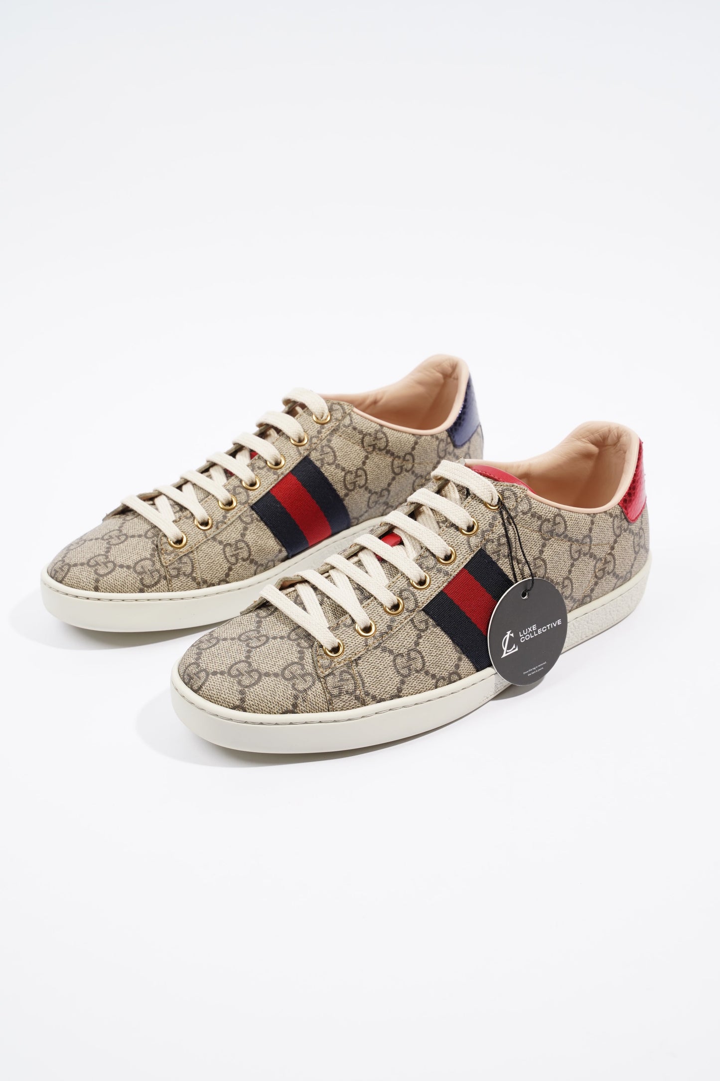 Gucci Ace Supreme / Navy / Red EU 37.5 / UK 4.5