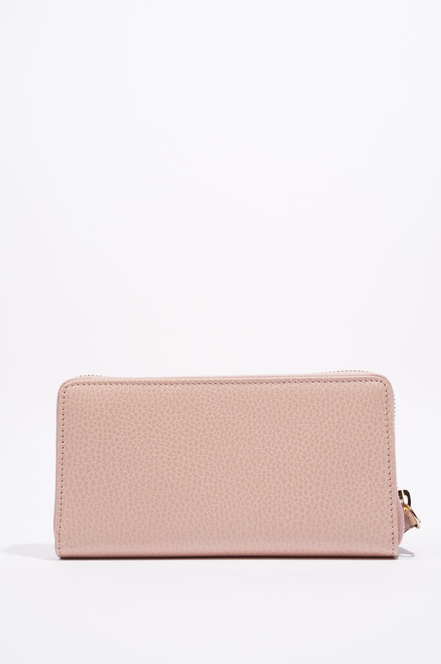 Gucci Womens Marmont Zip Around Wallet Nude